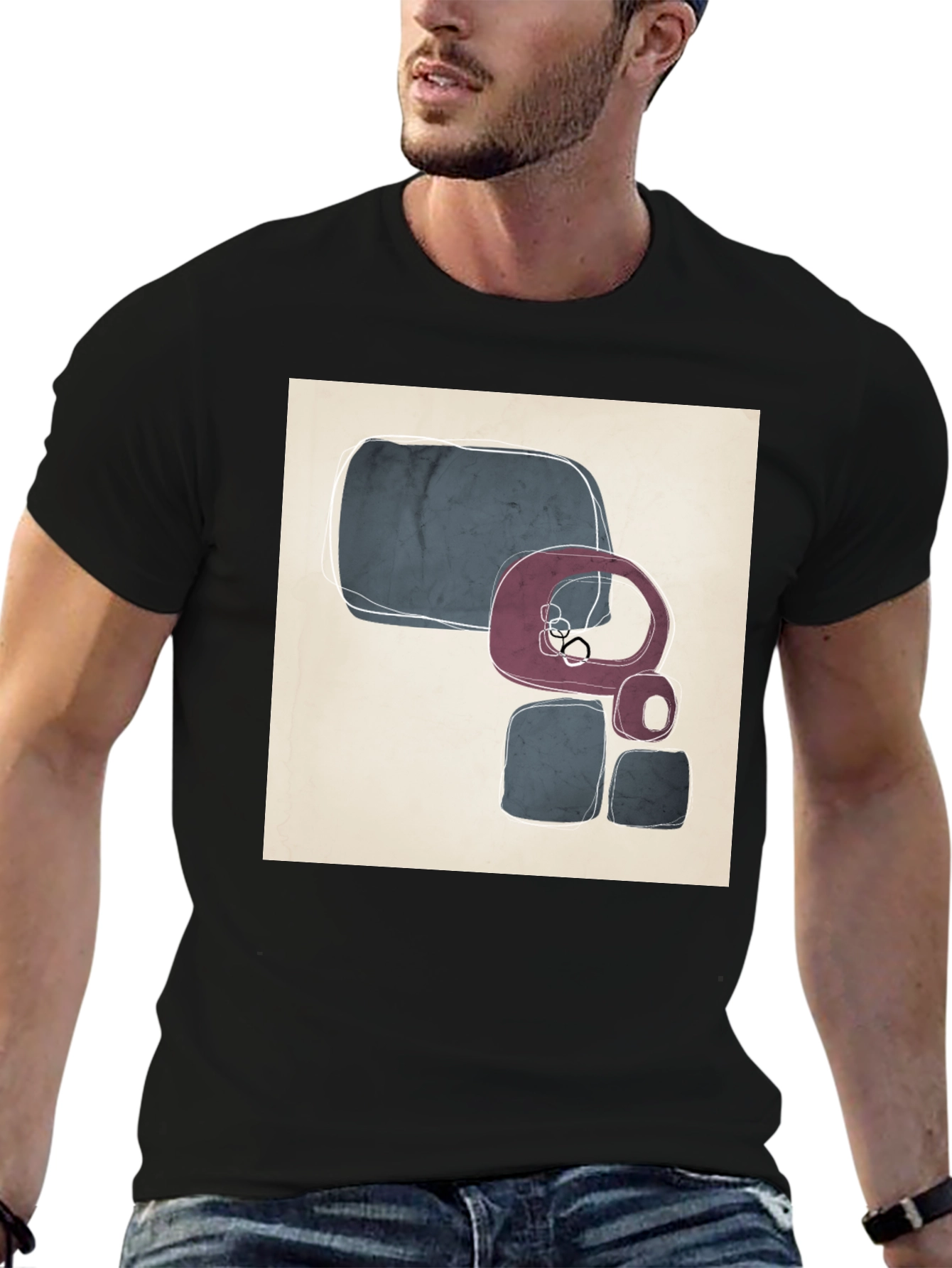 Abstract Geometric T-Shirt