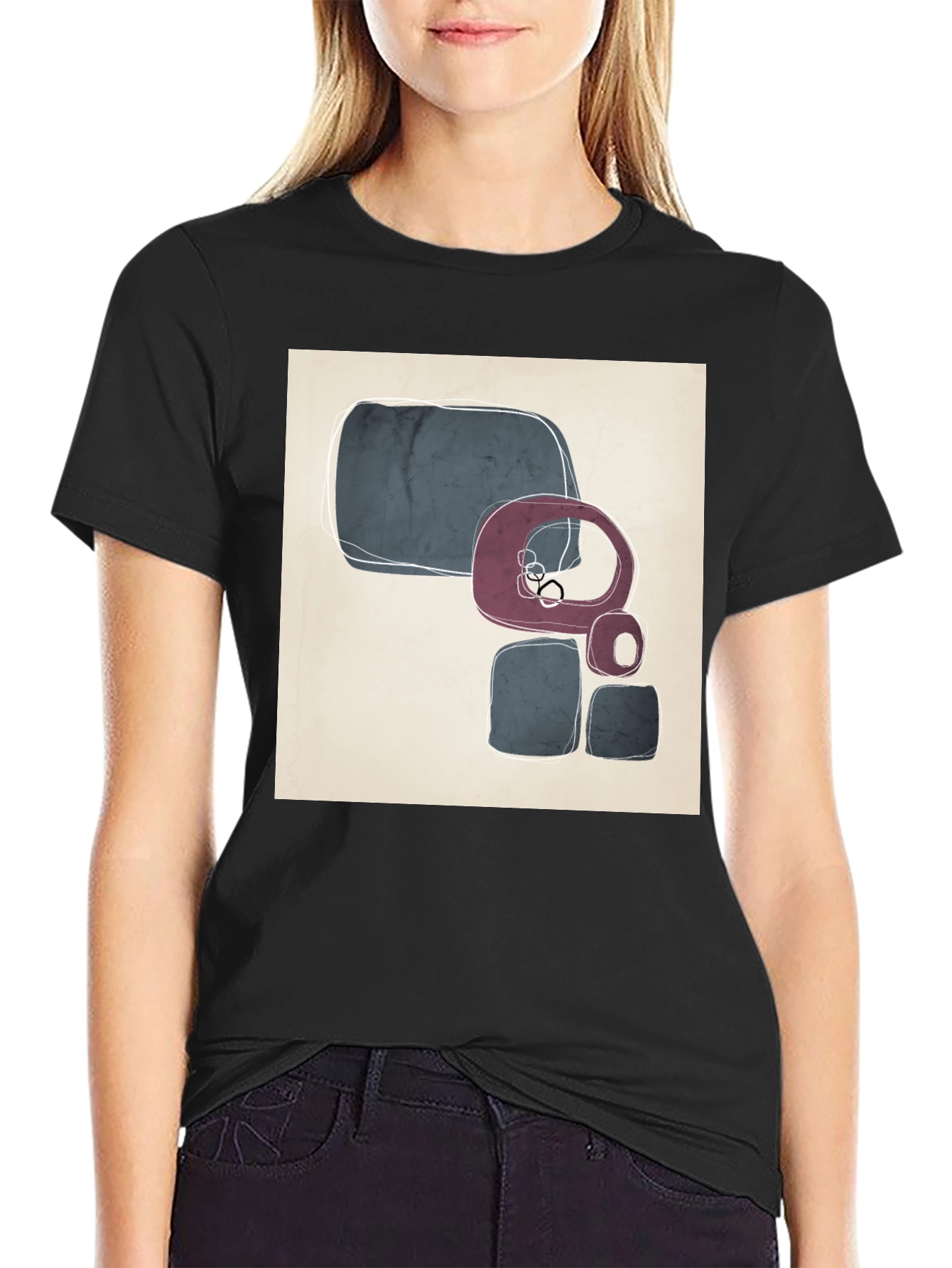 Abstract Geometric T-Shirt