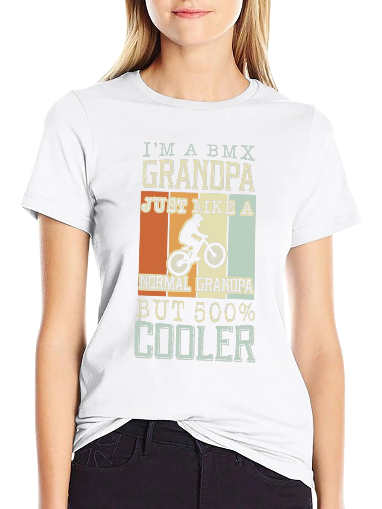 BMX Grandpa T-Shirt - Cool Grandpa Tee