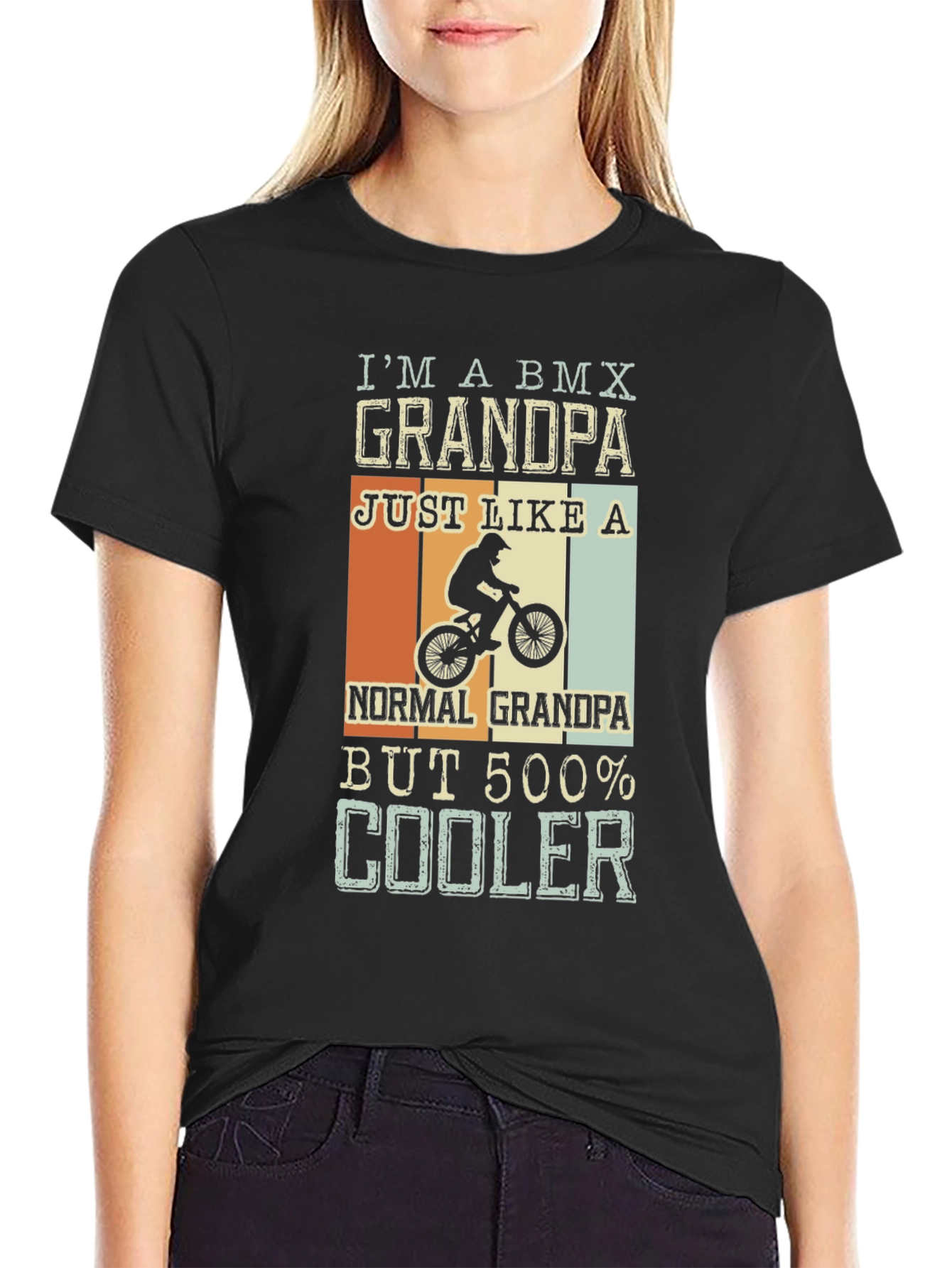 BMX Grandpa T-Shirt - Cool Grandpa Tee