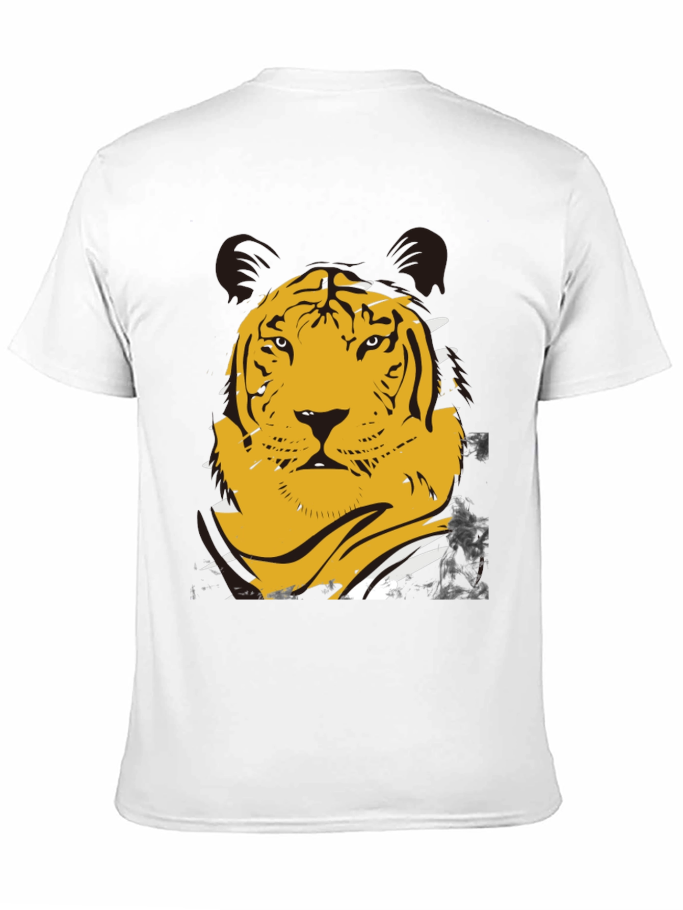 Bold Tiger Graphic T-Shirt - Mens Black Tee
