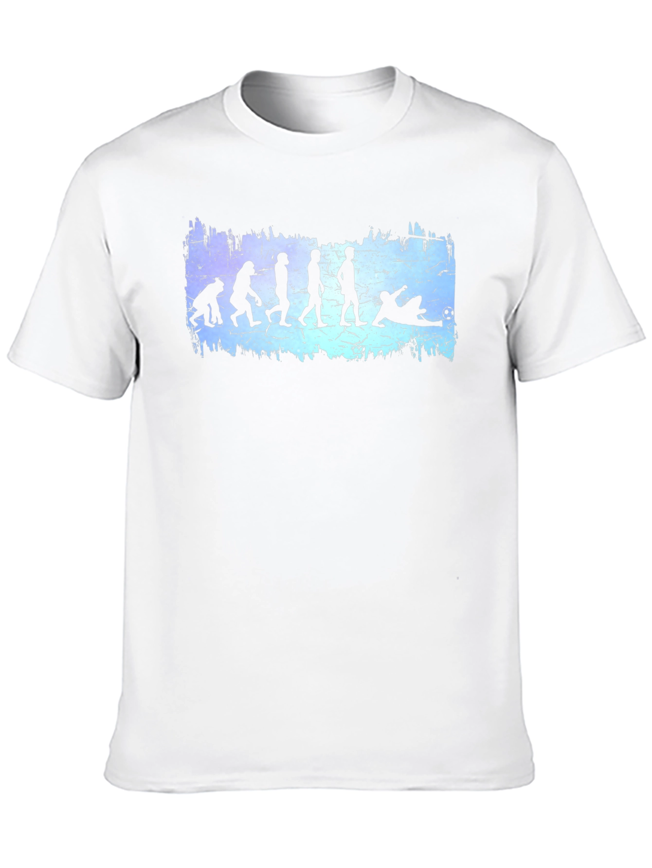 Soccer Evolution Graphic Tee - Black Cotton T-Shirt