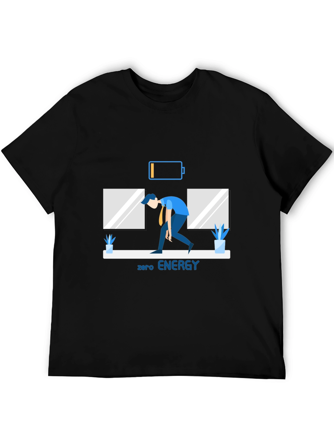 Zero Energy Graphic Tee - Black Casual Wear