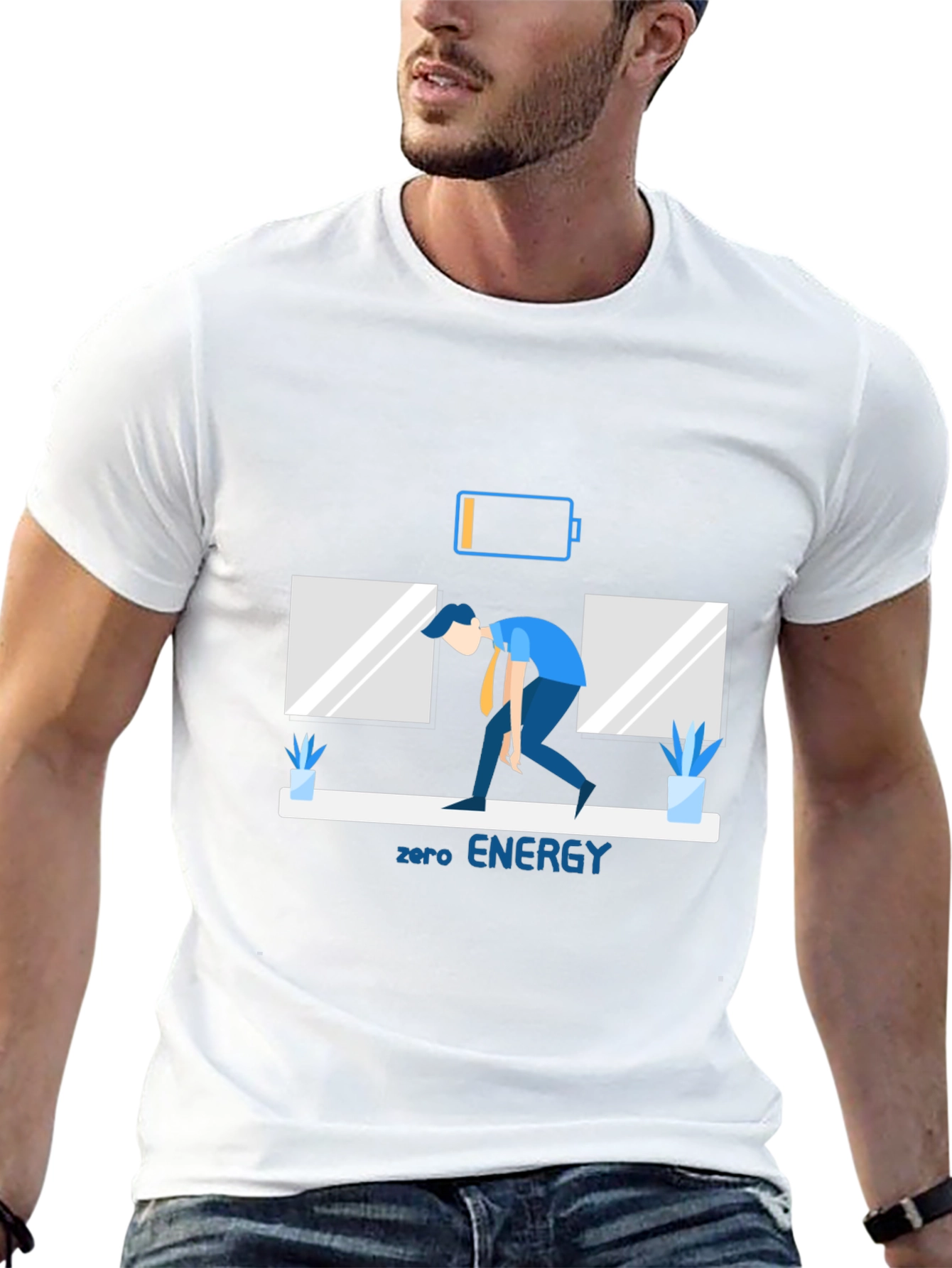 Zero Energy Graphic Tee - Black Casual Wear