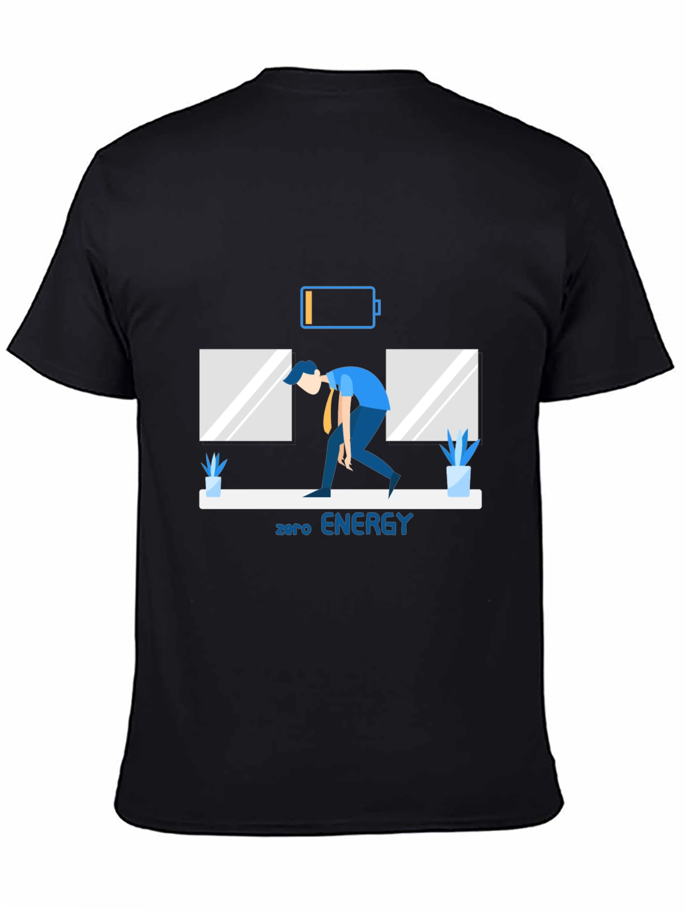 Zero Energy Graphic Tee - Black Casual Wear