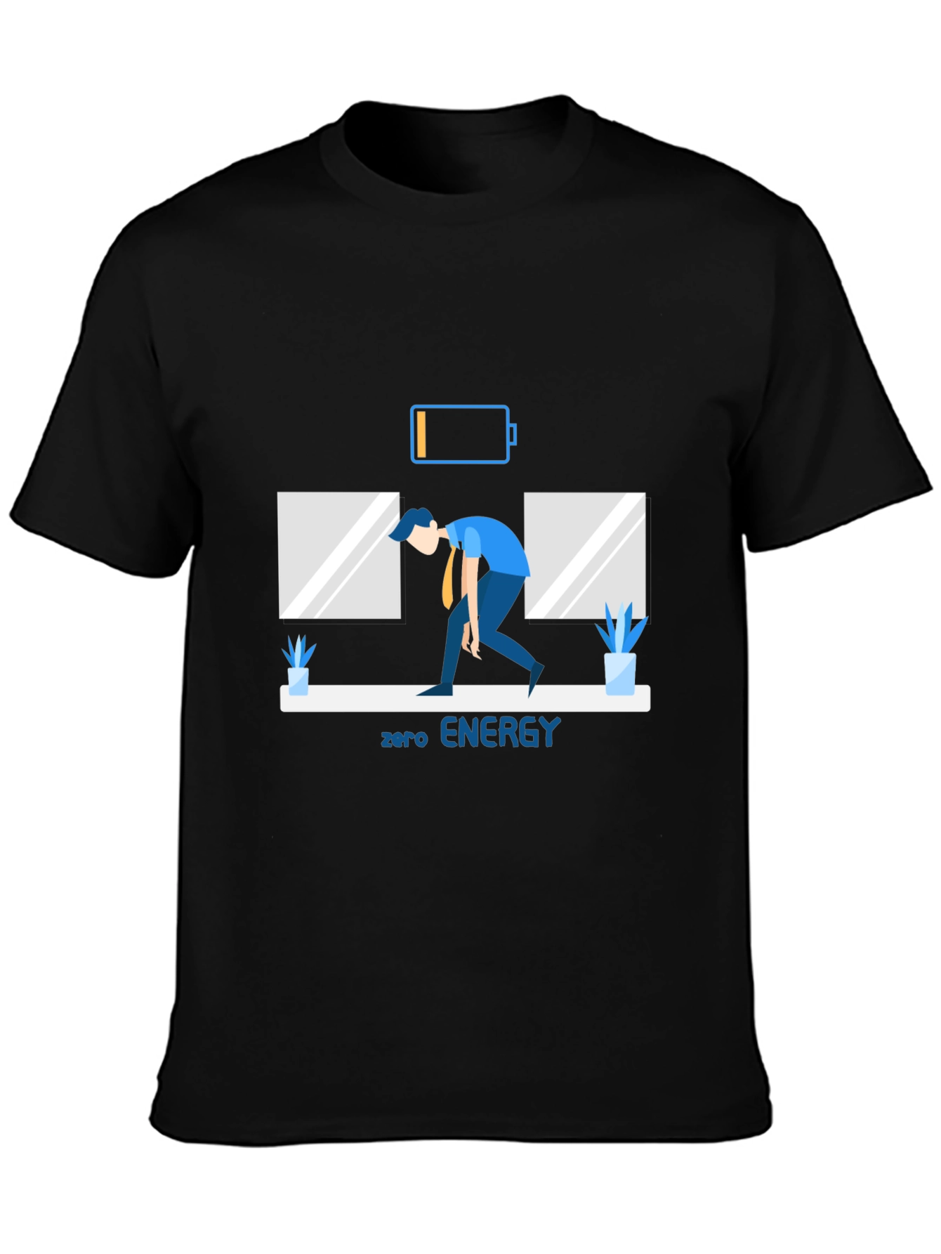 Zero Energy Graphic Tee - Black Casual Wear