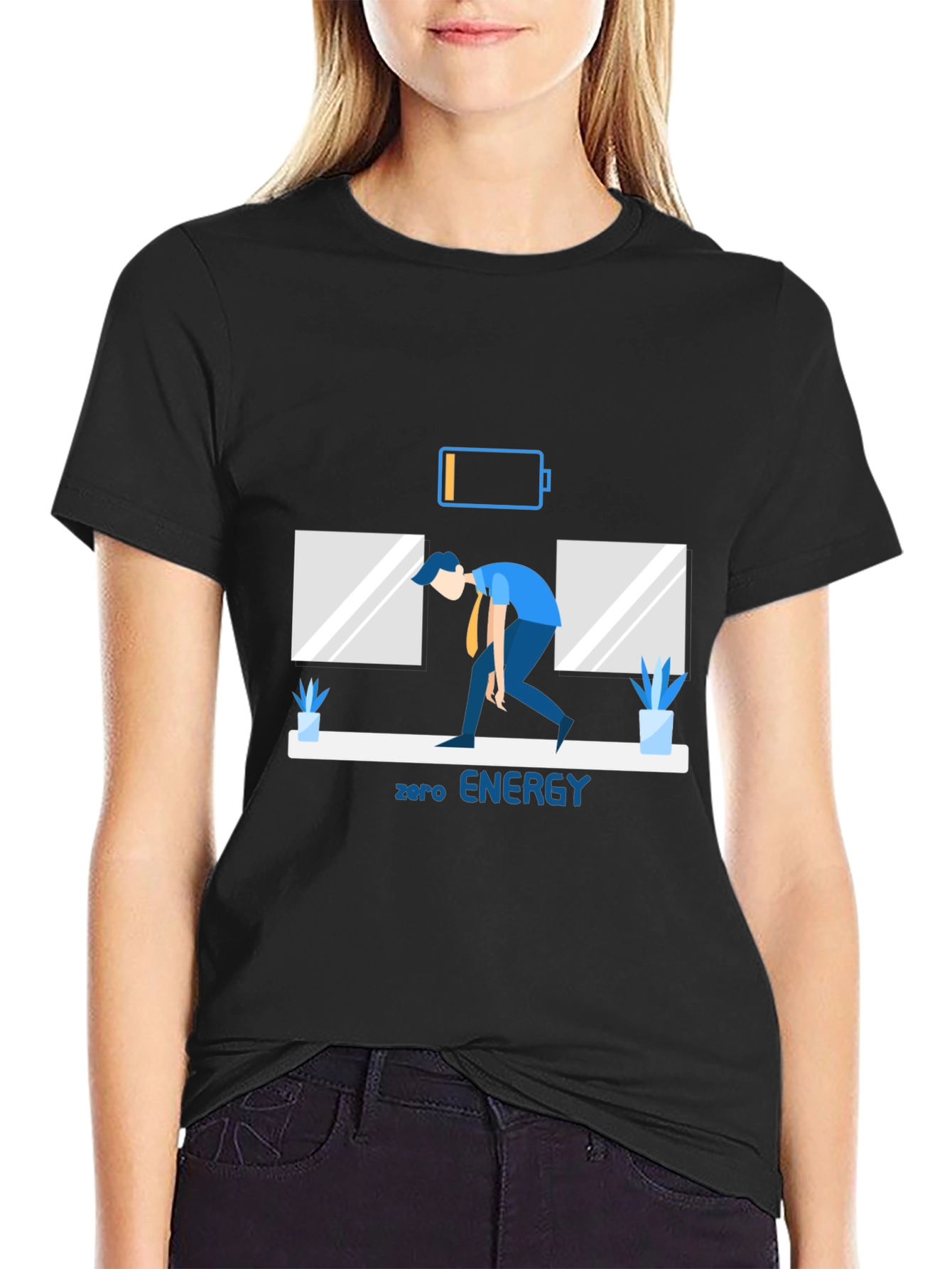 Zero Energy Graphic Tee - Black Casual Wear