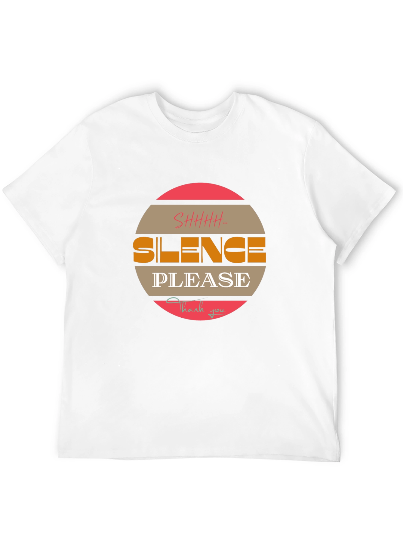 Silence Please Graphic T-Shirt