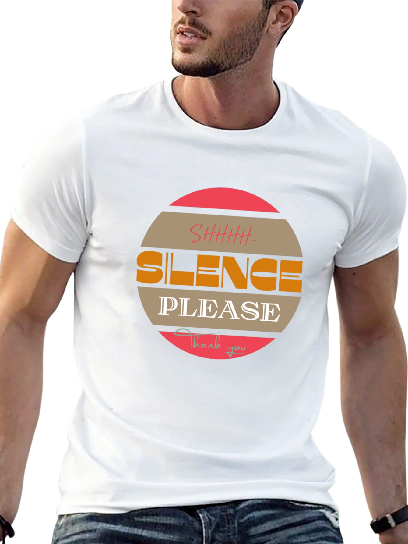 Silence Please Graphic T-Shirt