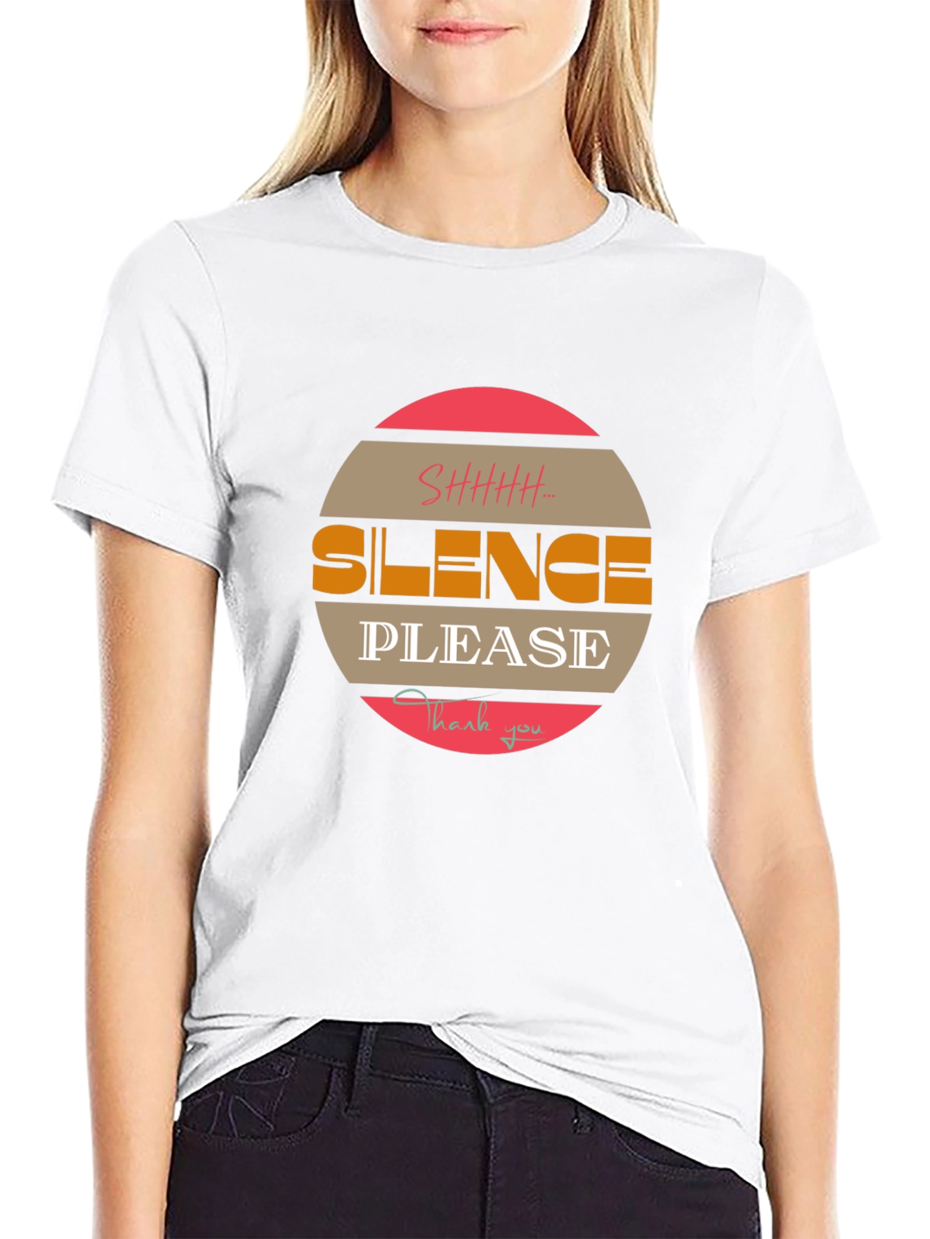 Silence Please Graphic T-Shirt
