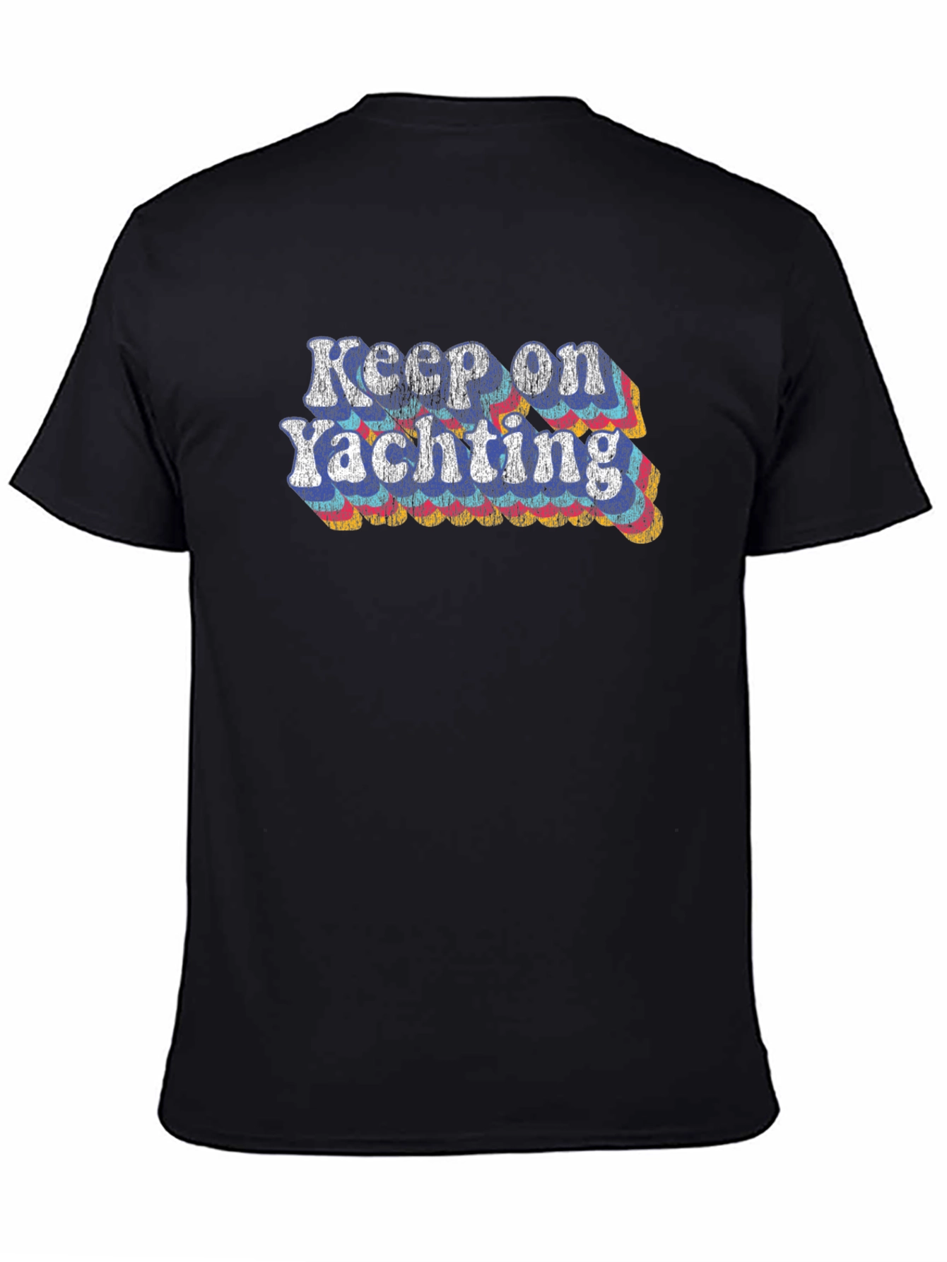 Keep On Yachting Graphic Tee - Retro Style!