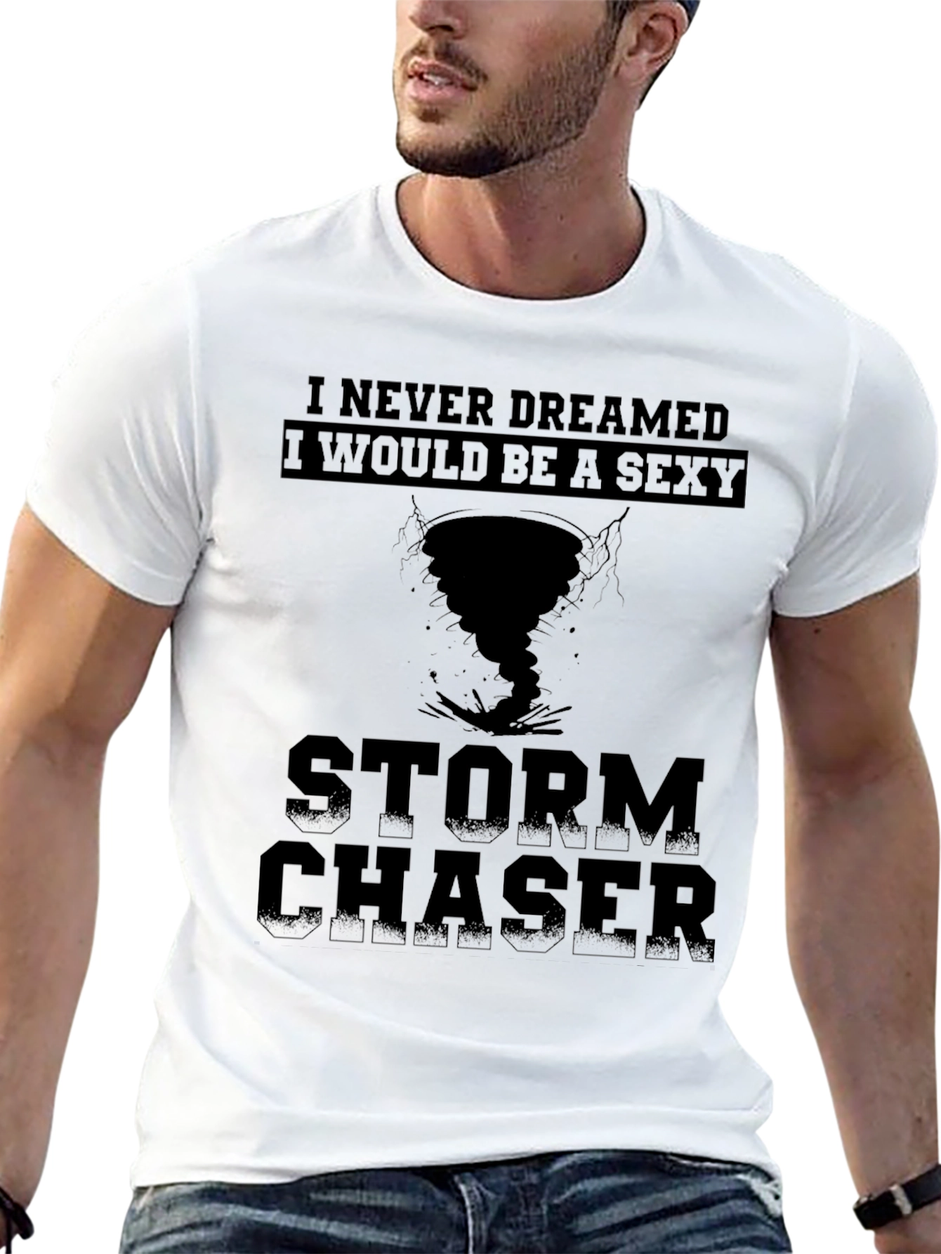 Sexy Storm Chaser Novelty Graphic Tee