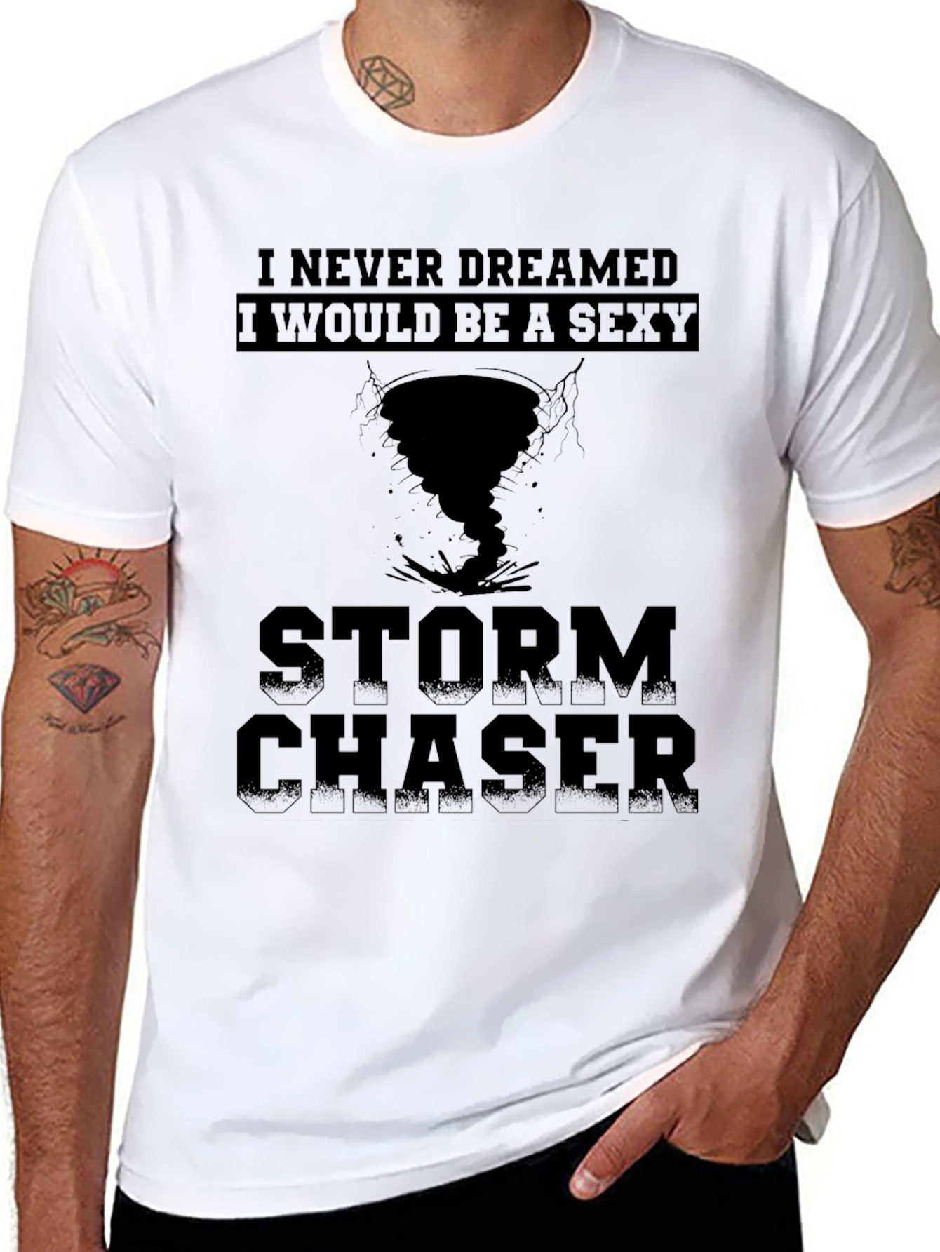 Sexy Storm Chaser Novelty Graphic Tee