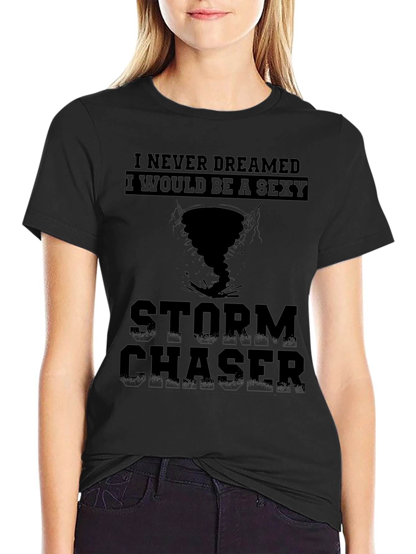 Sexy Storm Chaser Novelty Graphic Tee