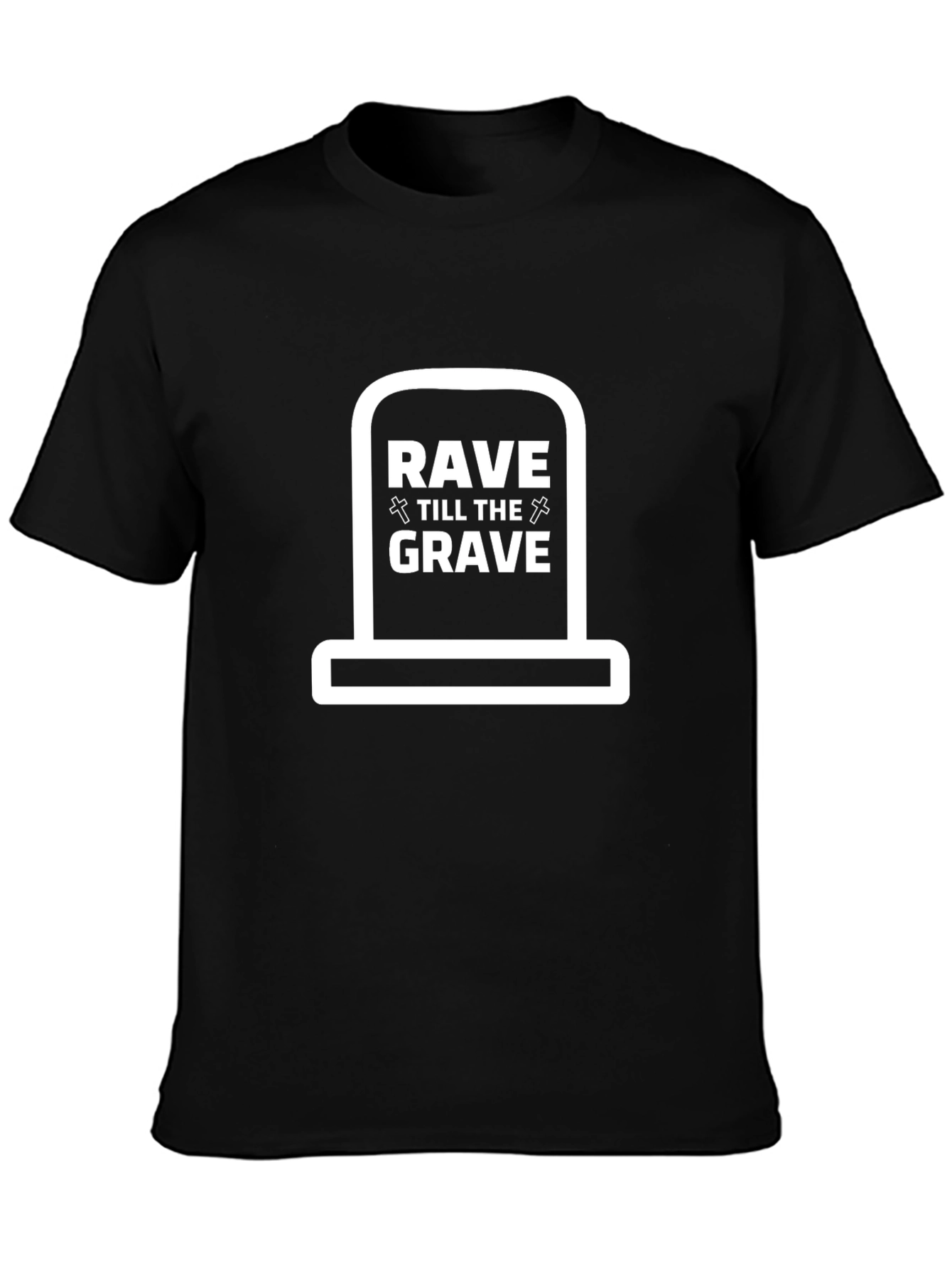 Rave Till the Grave Graphic T-Shirt