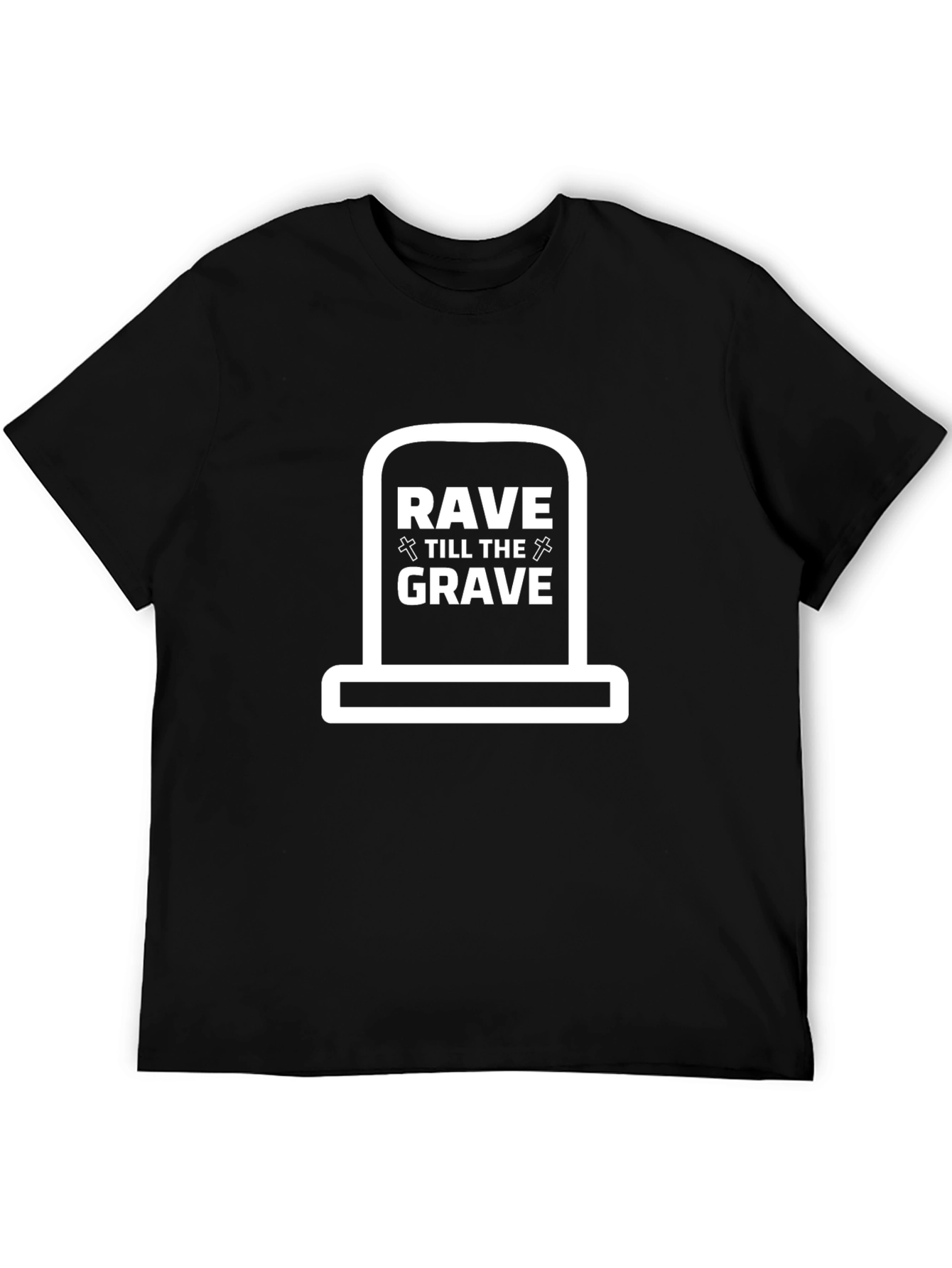 Rave Till the Grave Graphic T-Shirt