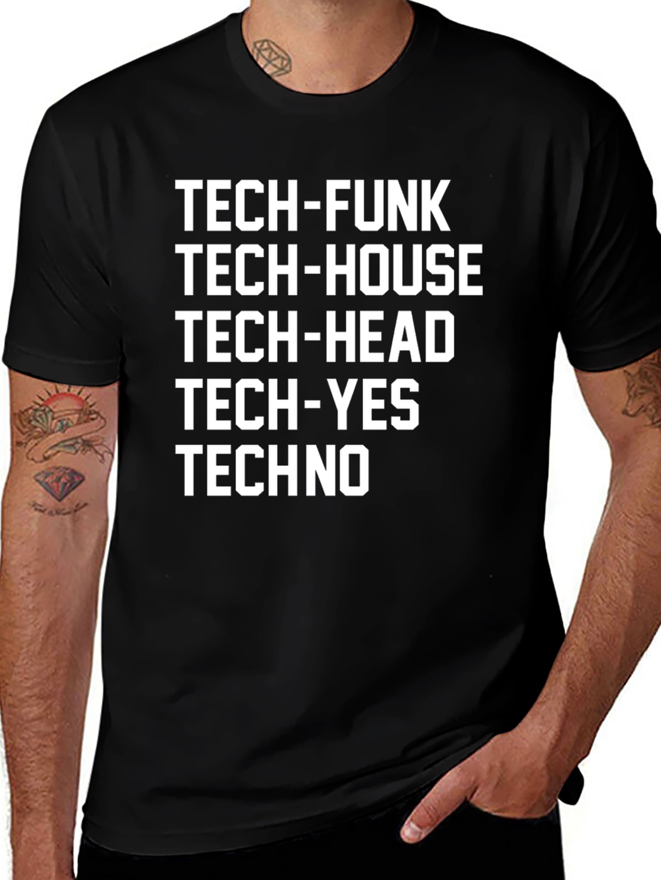 Tech-Funk Tech-House Graphic Tee