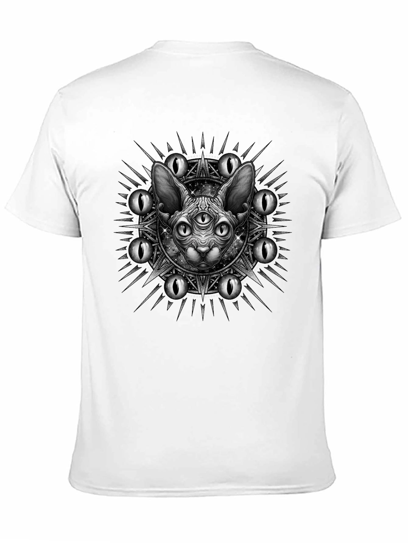 Mystic Cat Graphic Tee - Third Eye Design