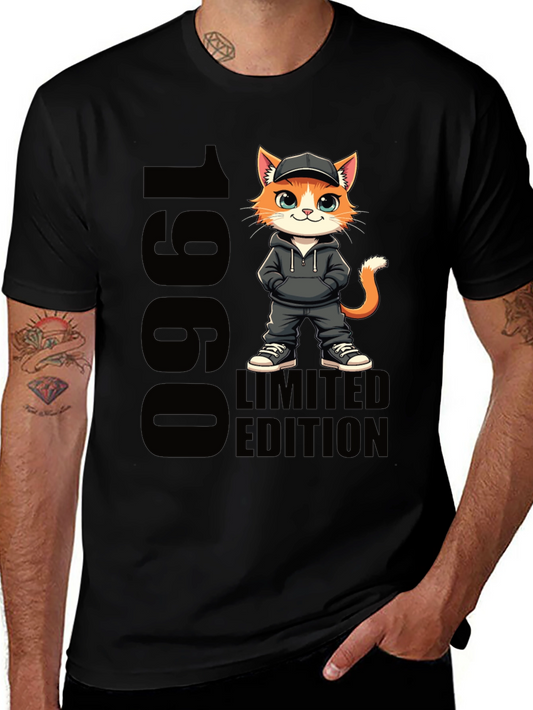 1960 Limited Edition Cat Graphic T-Shirt