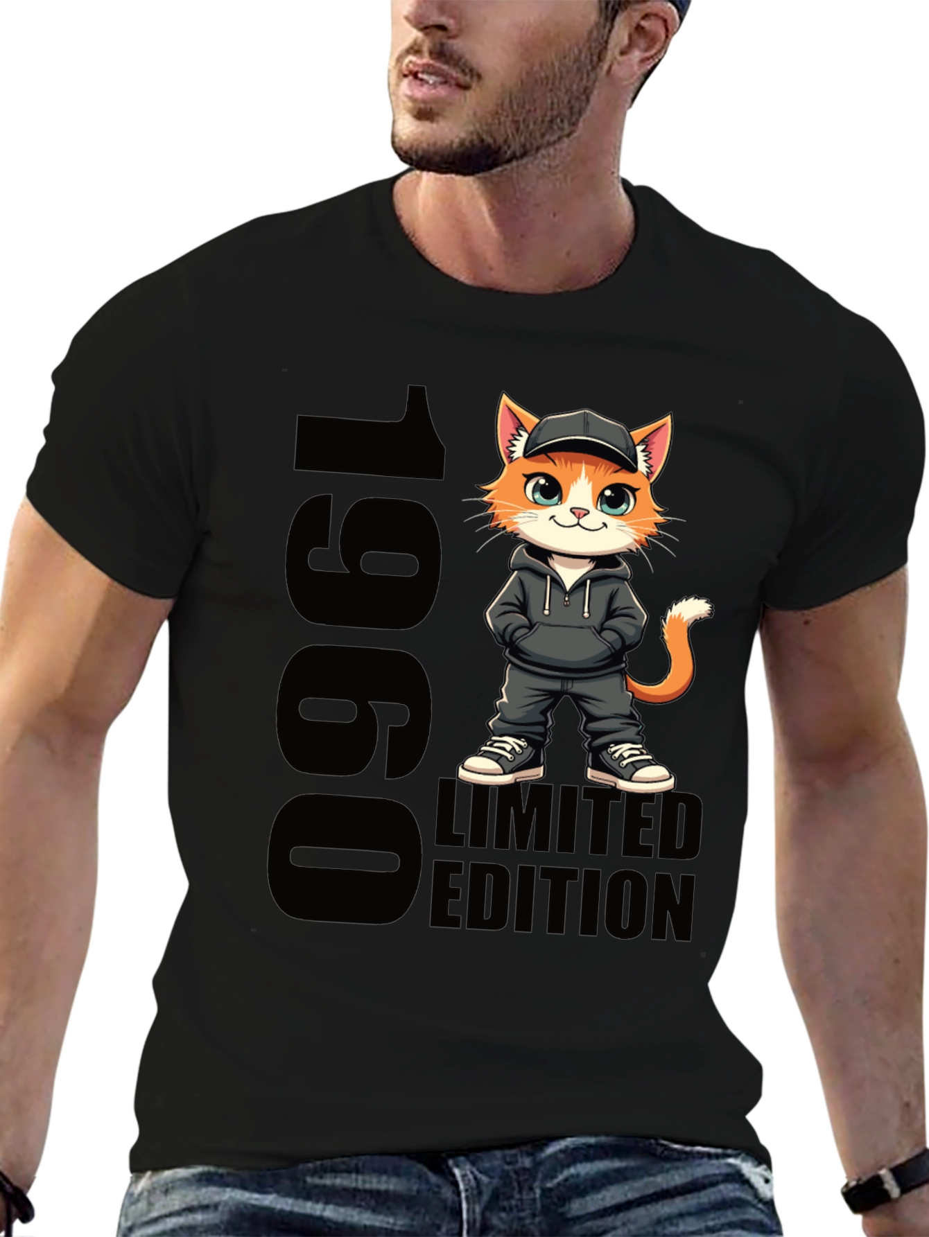 1960 Limited Edition Cat Graphic T-Shirt