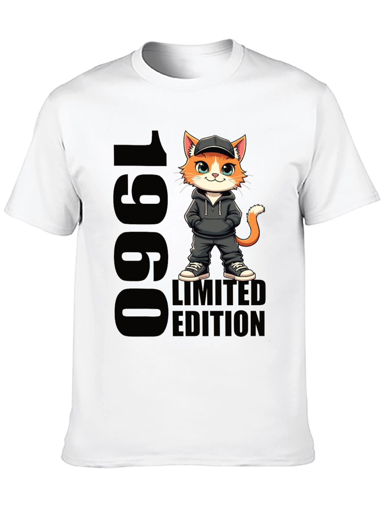 1960 Limited Edition Cat Graphic T-Shirt