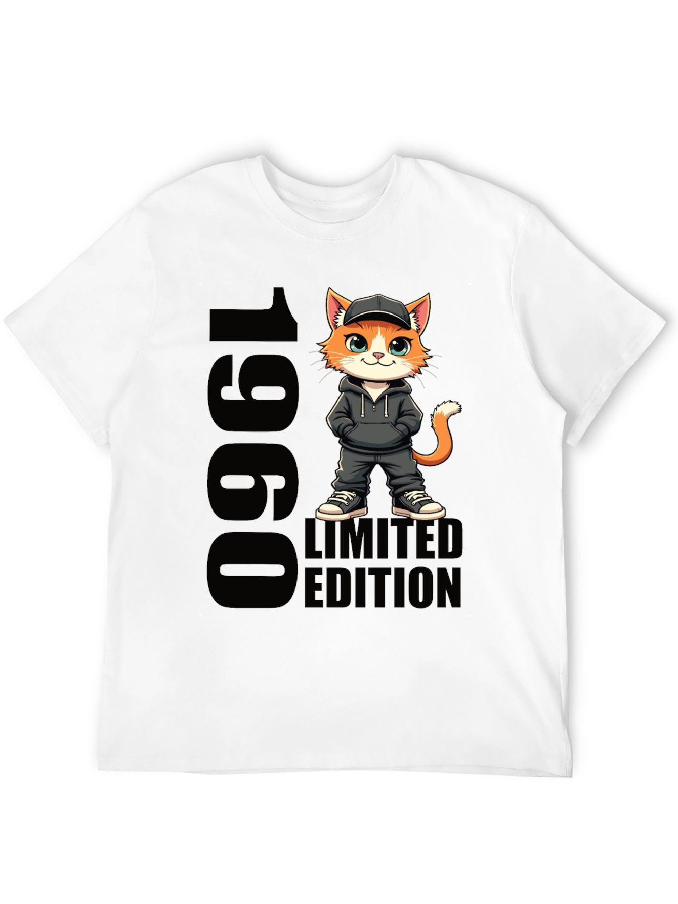 1960 Limited Edition Cat Graphic T-Shirt