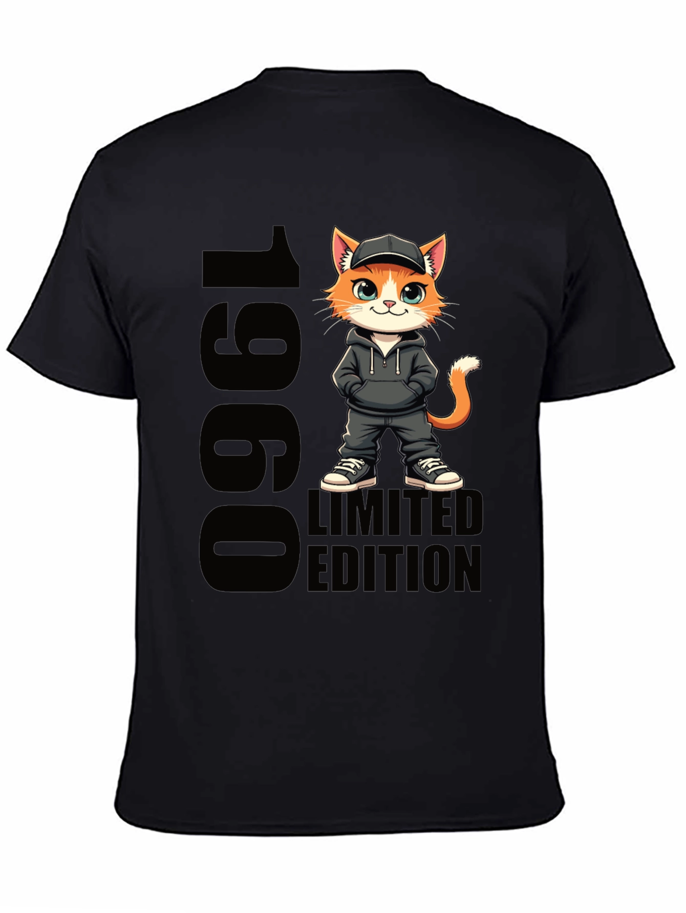 1960 Limited Edition Cat Graphic T-Shirt
