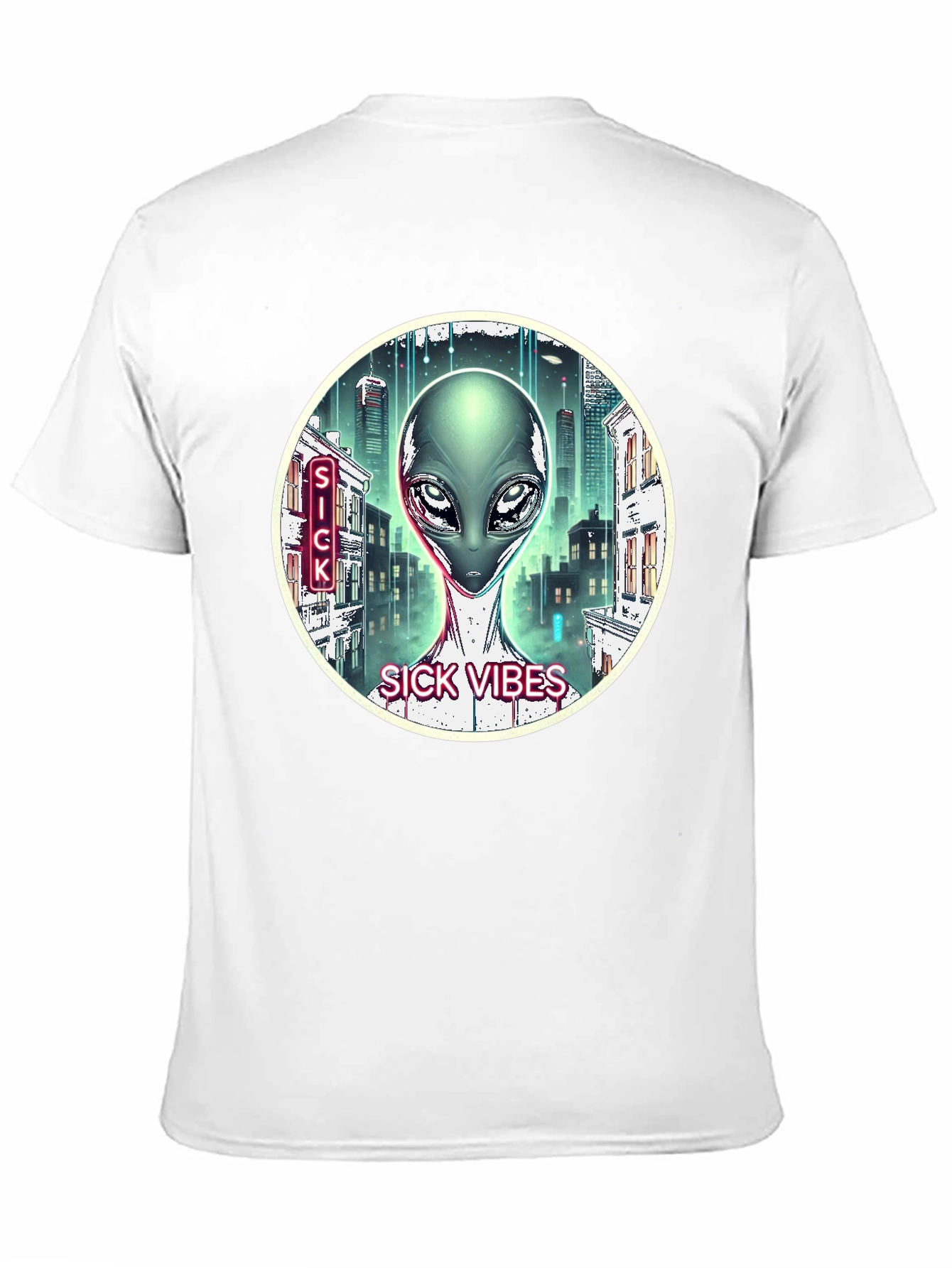 Sick Vibes Alien T-Shirt
