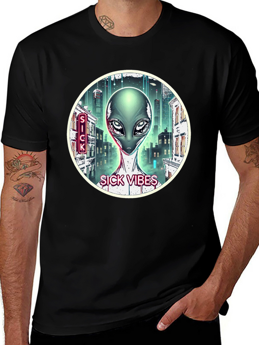 Sick Vibes Alien T-Shirt