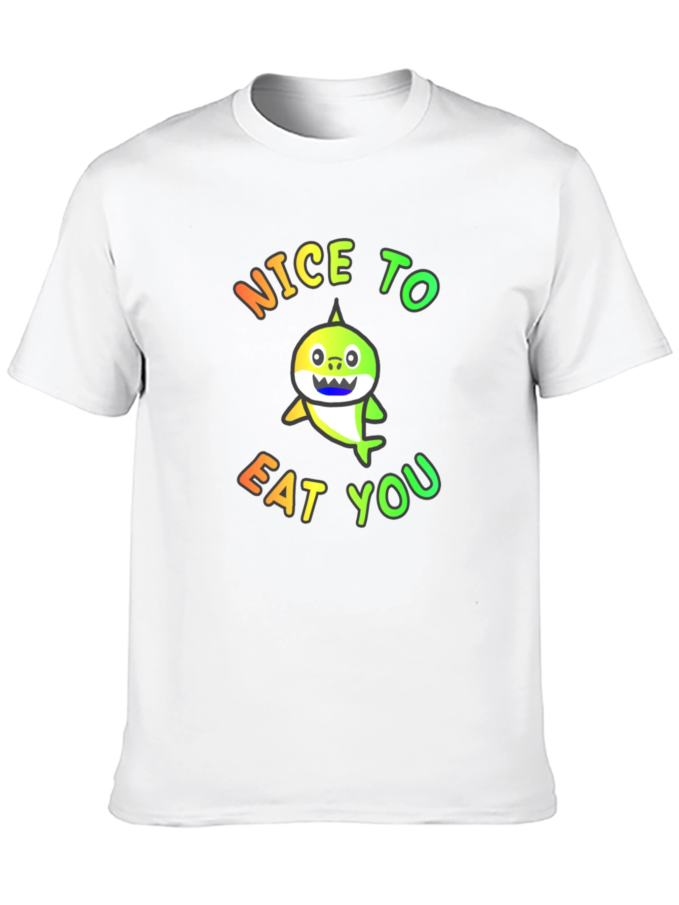Nice to Eat You Graphic Tee - Black