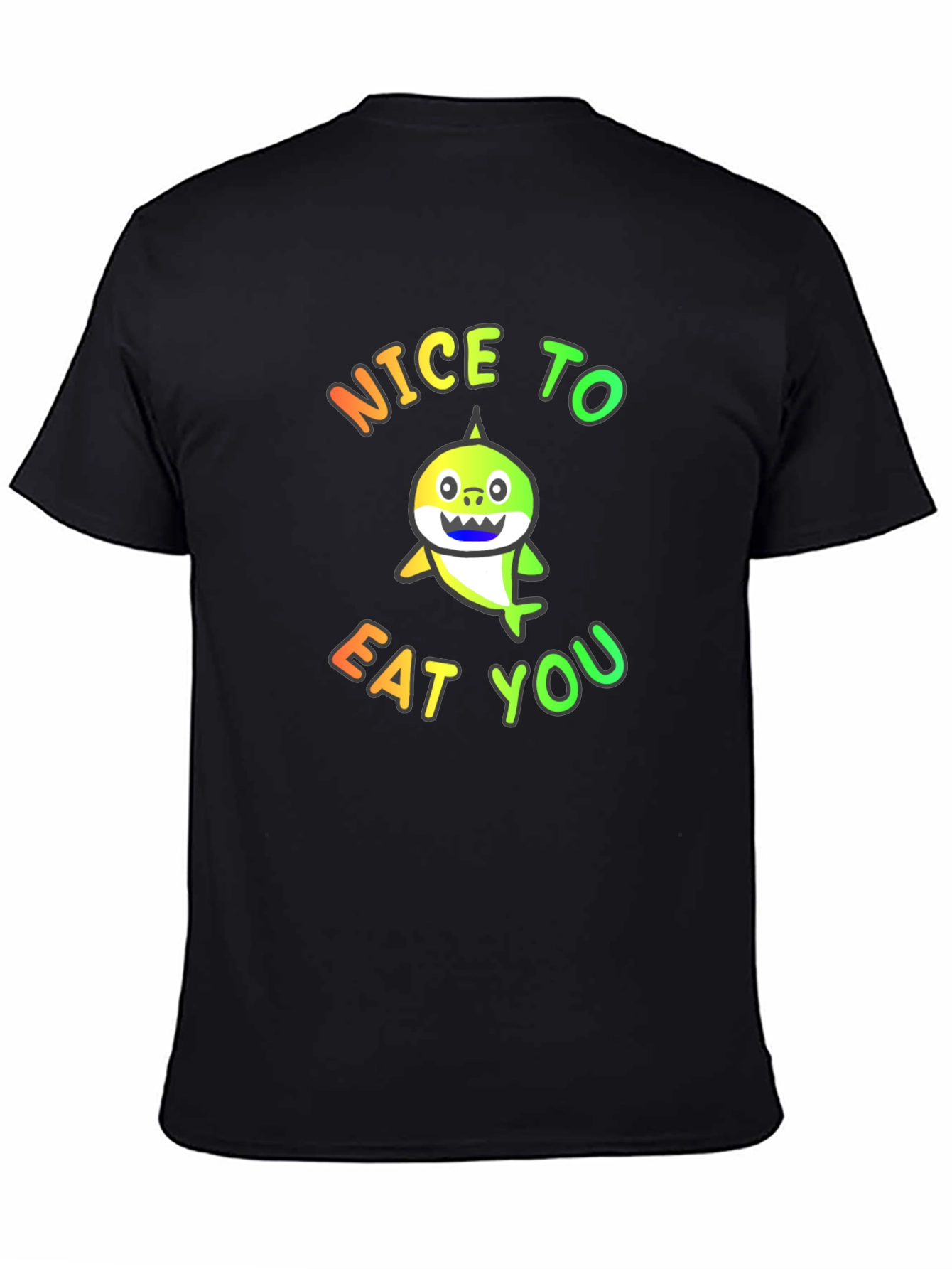 Nice to Eat You Graphic Tee - Black