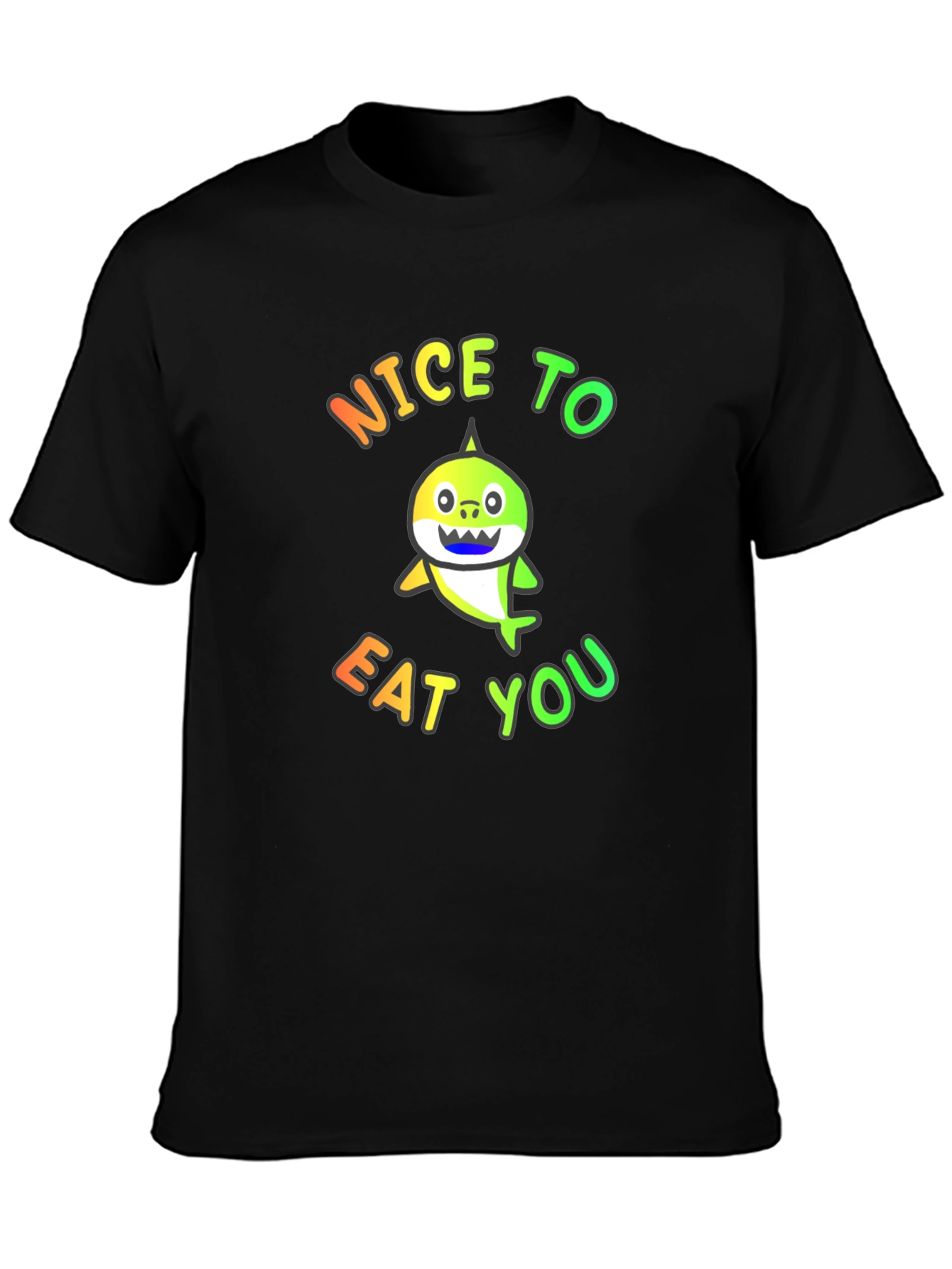 Nice to Eat You Graphic Tee - Black