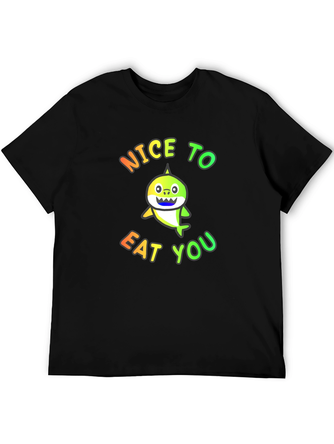 Nice to Eat You Graphic Tee - Black