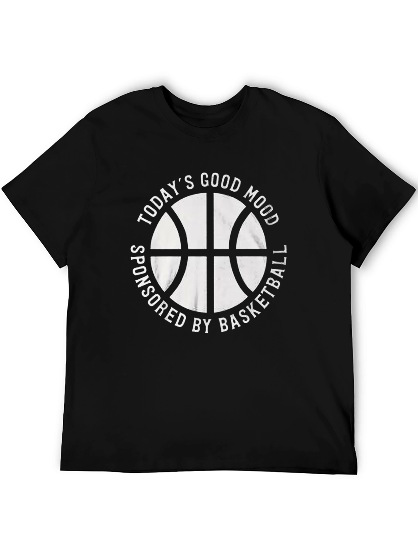 Todays Good Mood Basketball Graphic Tee