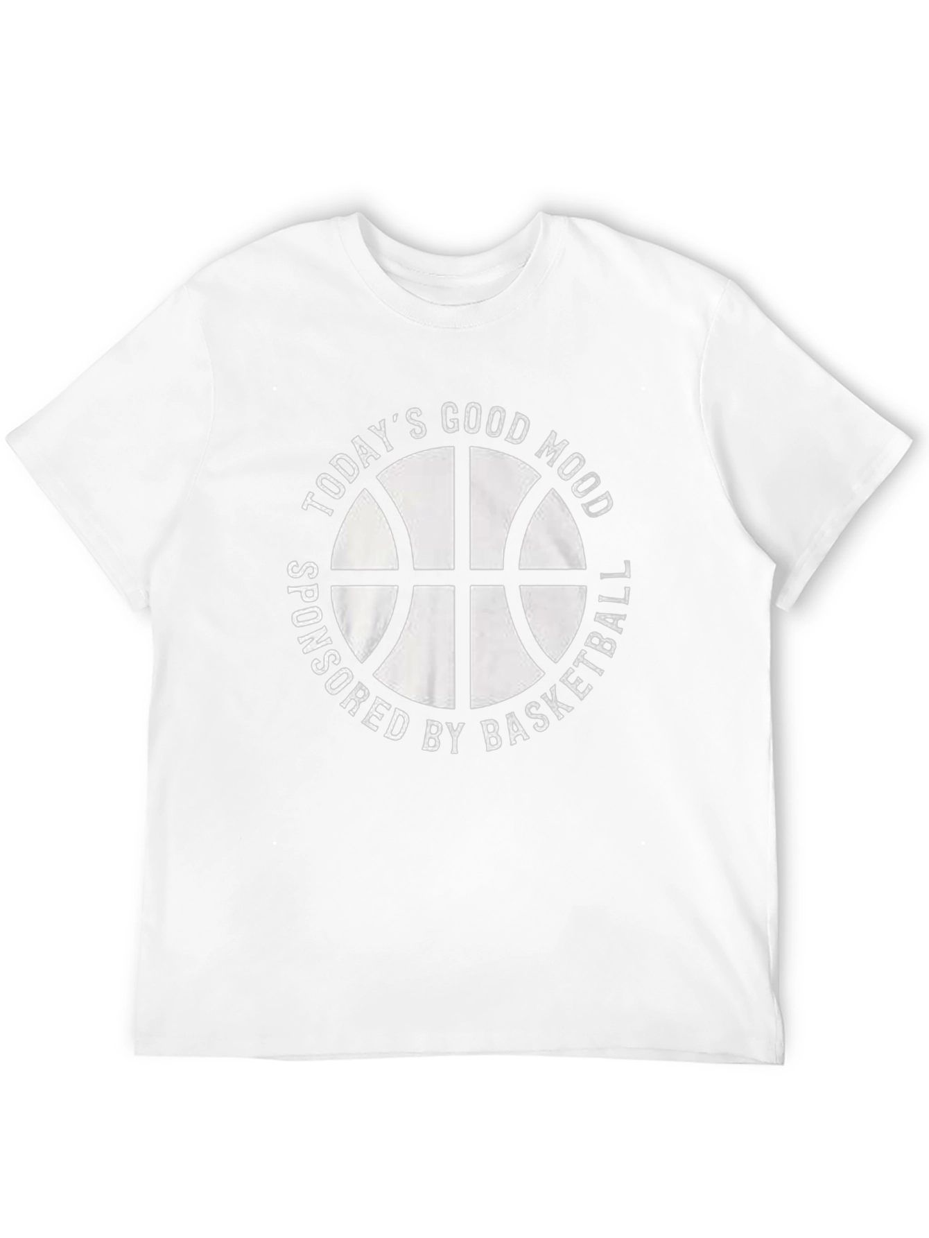 Todays Good Mood Basketball Graphic Tee