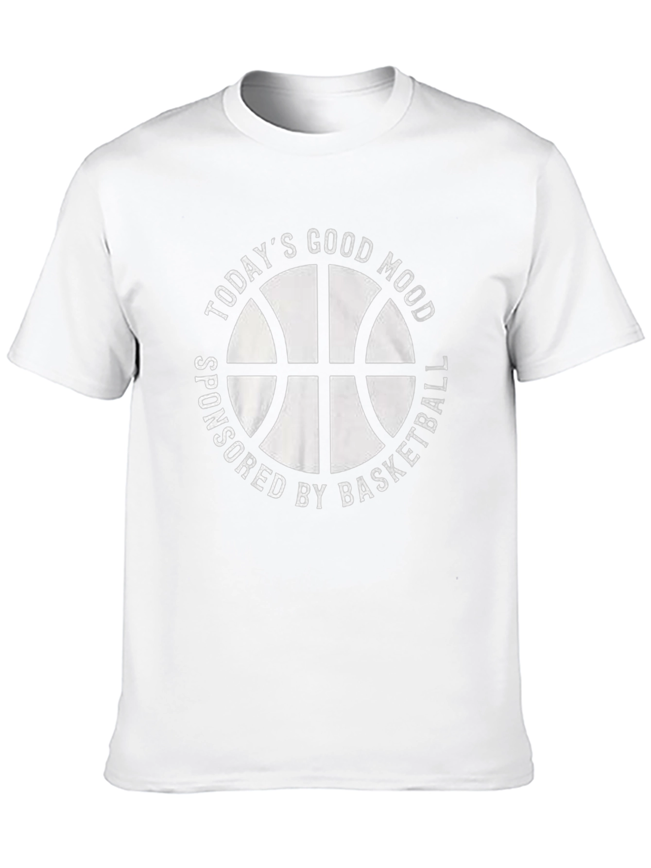 Todays Good Mood Basketball Graphic Tee