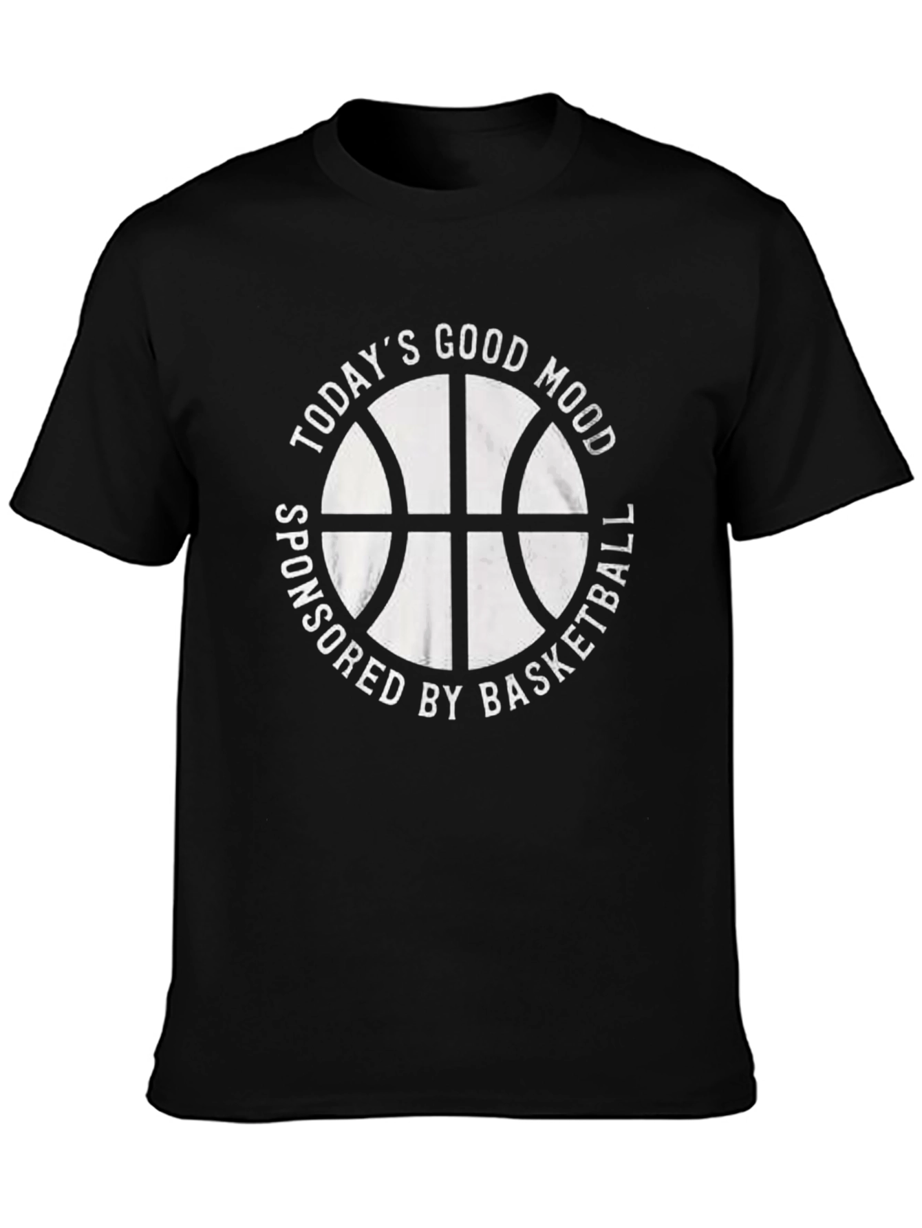 Todays Good Mood Basketball Graphic Tee