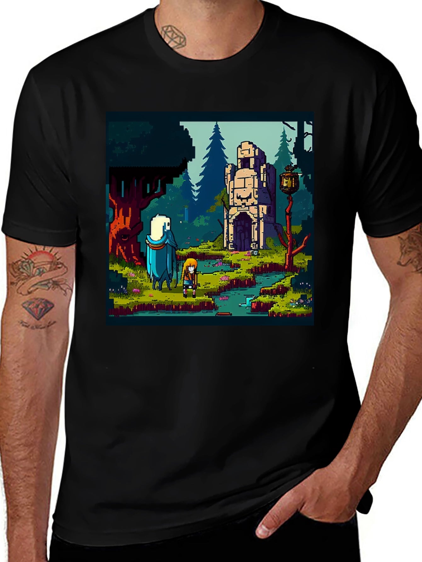 Retro Pixel Art T-Shirt