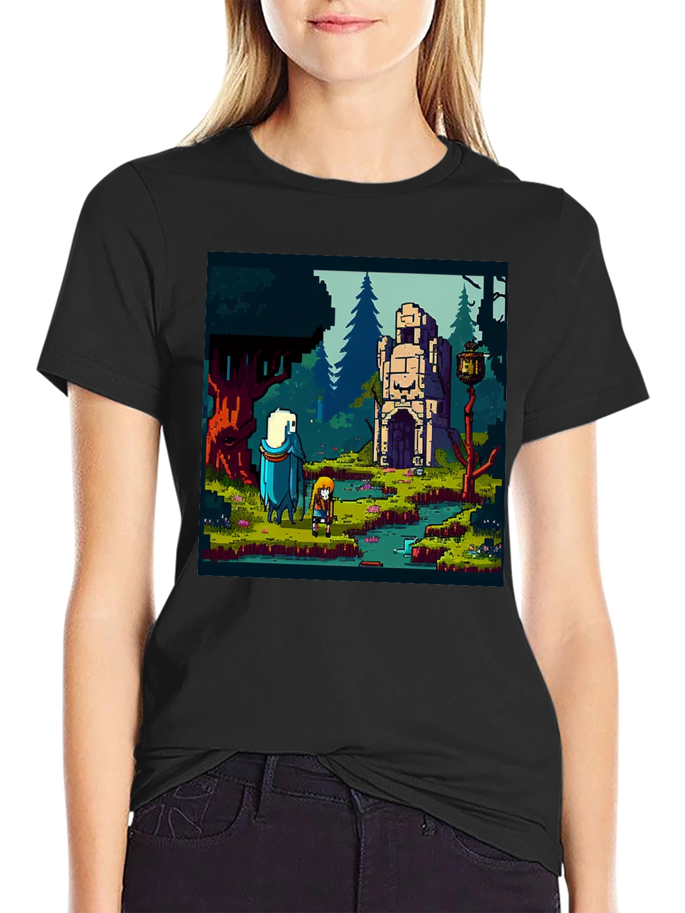 Retro Pixel Art T-Shirt
