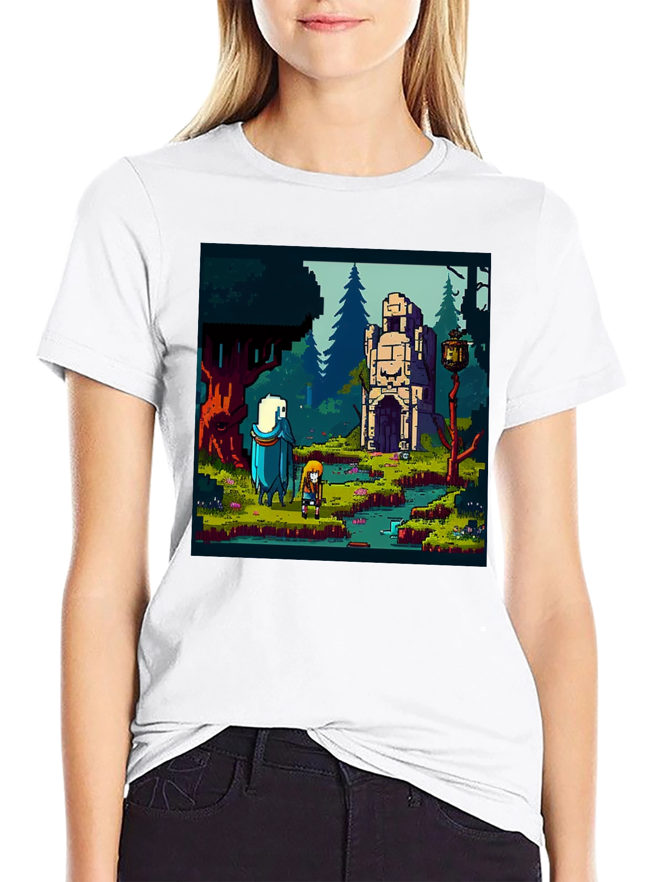 Retro Pixel Art T-Shirt