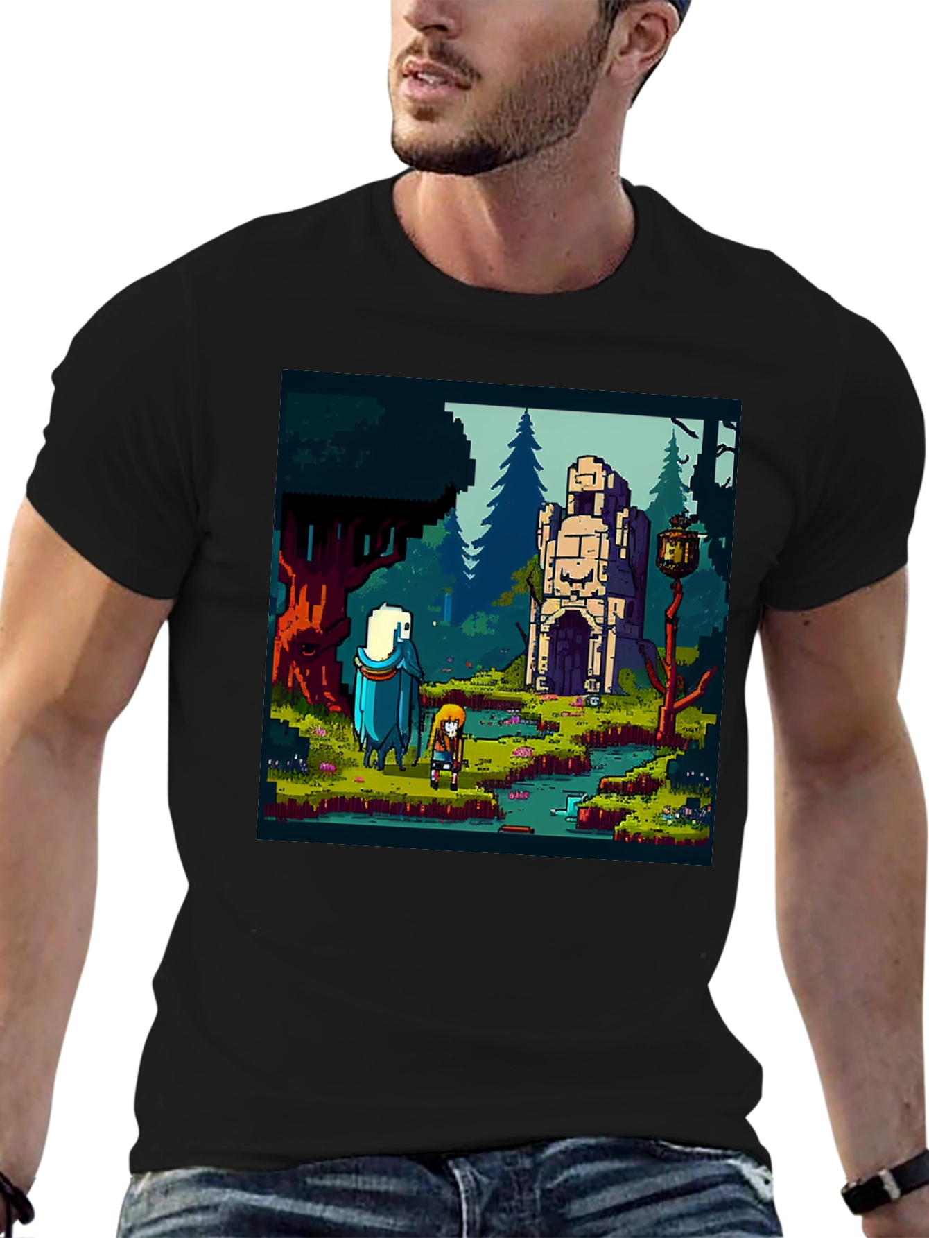 Retro Pixel Art T-Shirt