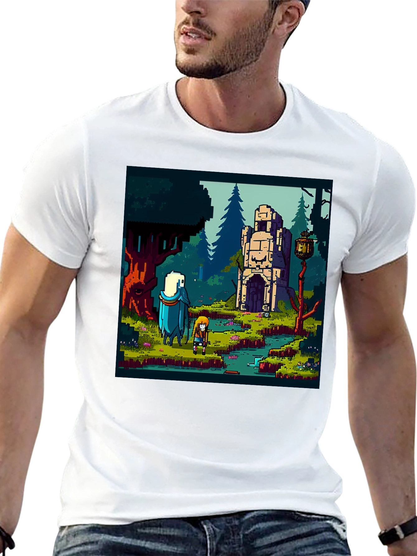 Retro Pixel Art T-Shirt