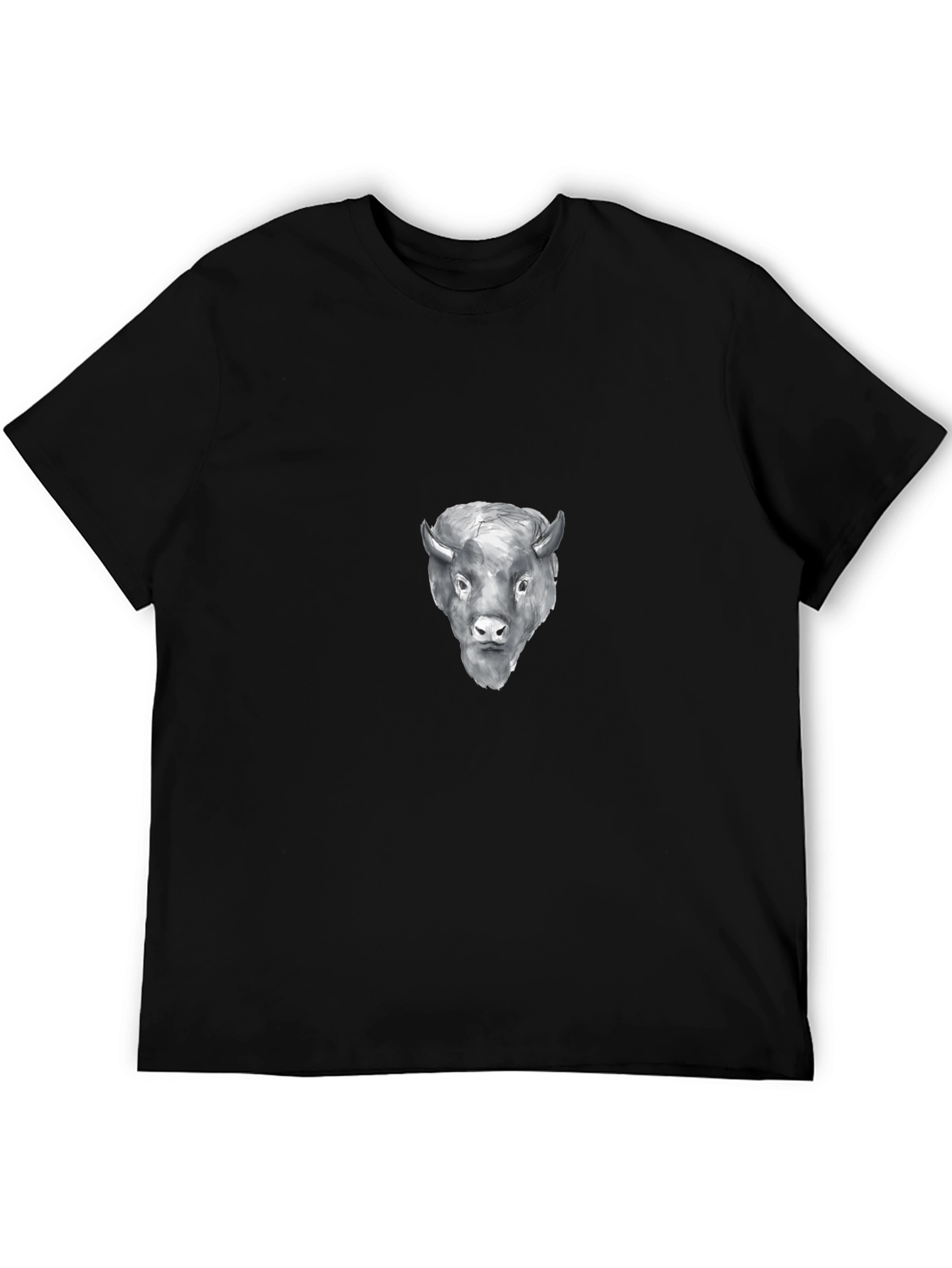 Black Bison Graphic Tee - Stylish Comfort
