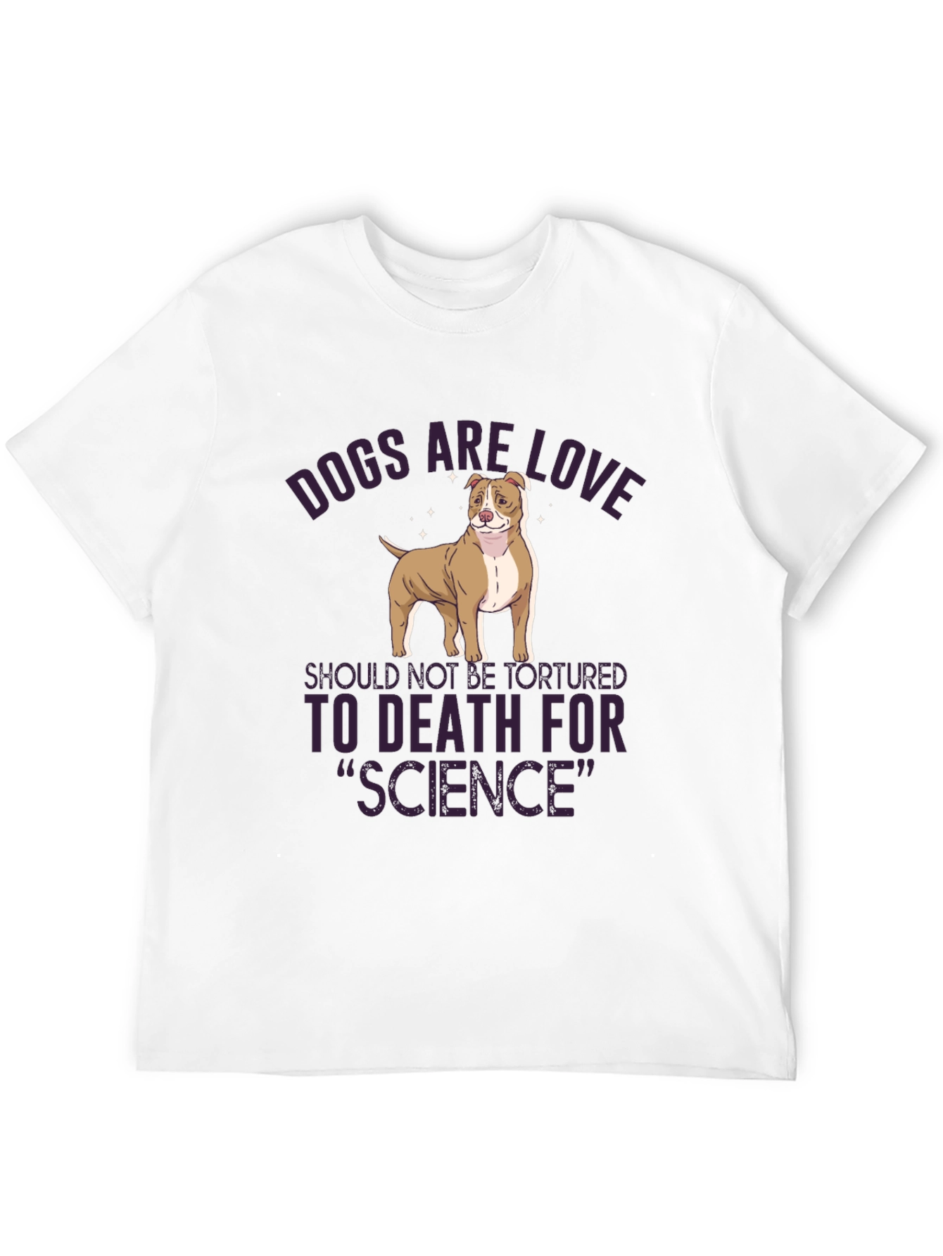 Dogs Are Love T-Shirt - Animal Rights Tee