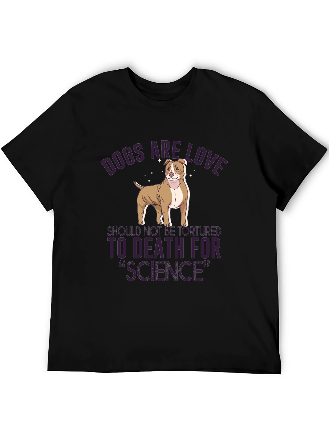 Dogs Are Love T-Shirt - Animal Rights Tee