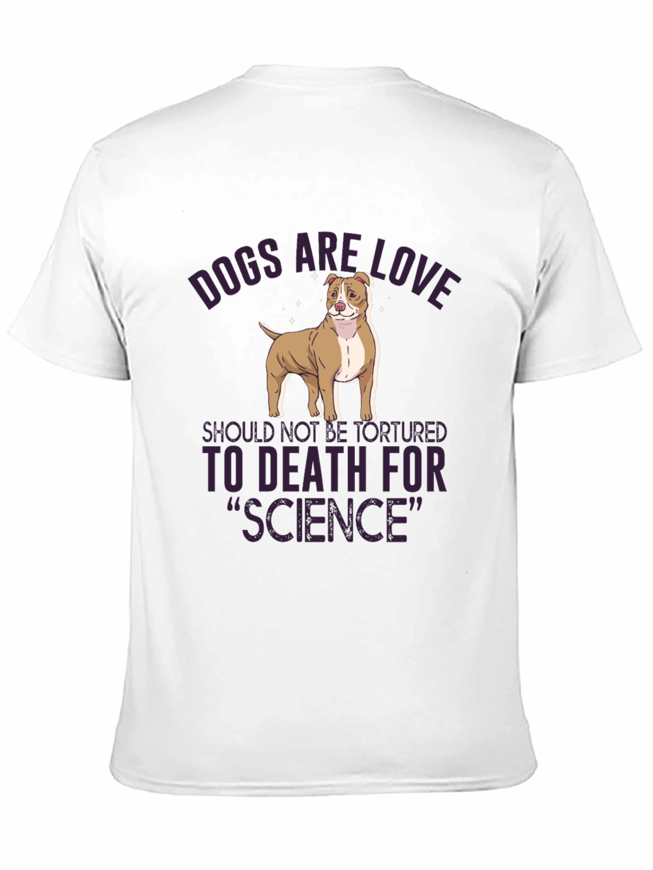 Dogs Are Love T-Shirt - Animal Rights Tee