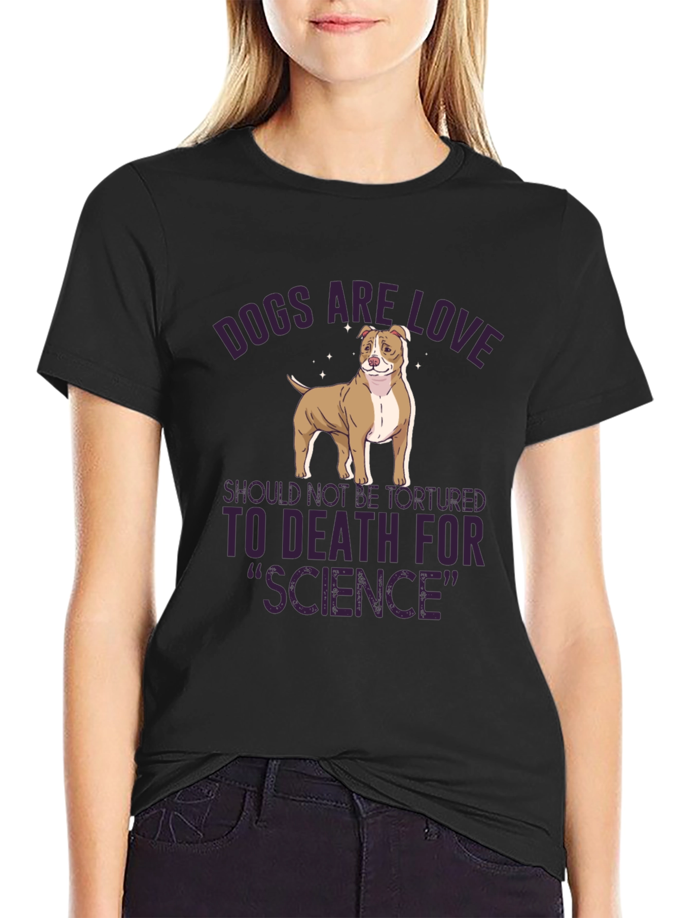 Dogs Are Love T-Shirt - Animal Rights Tee