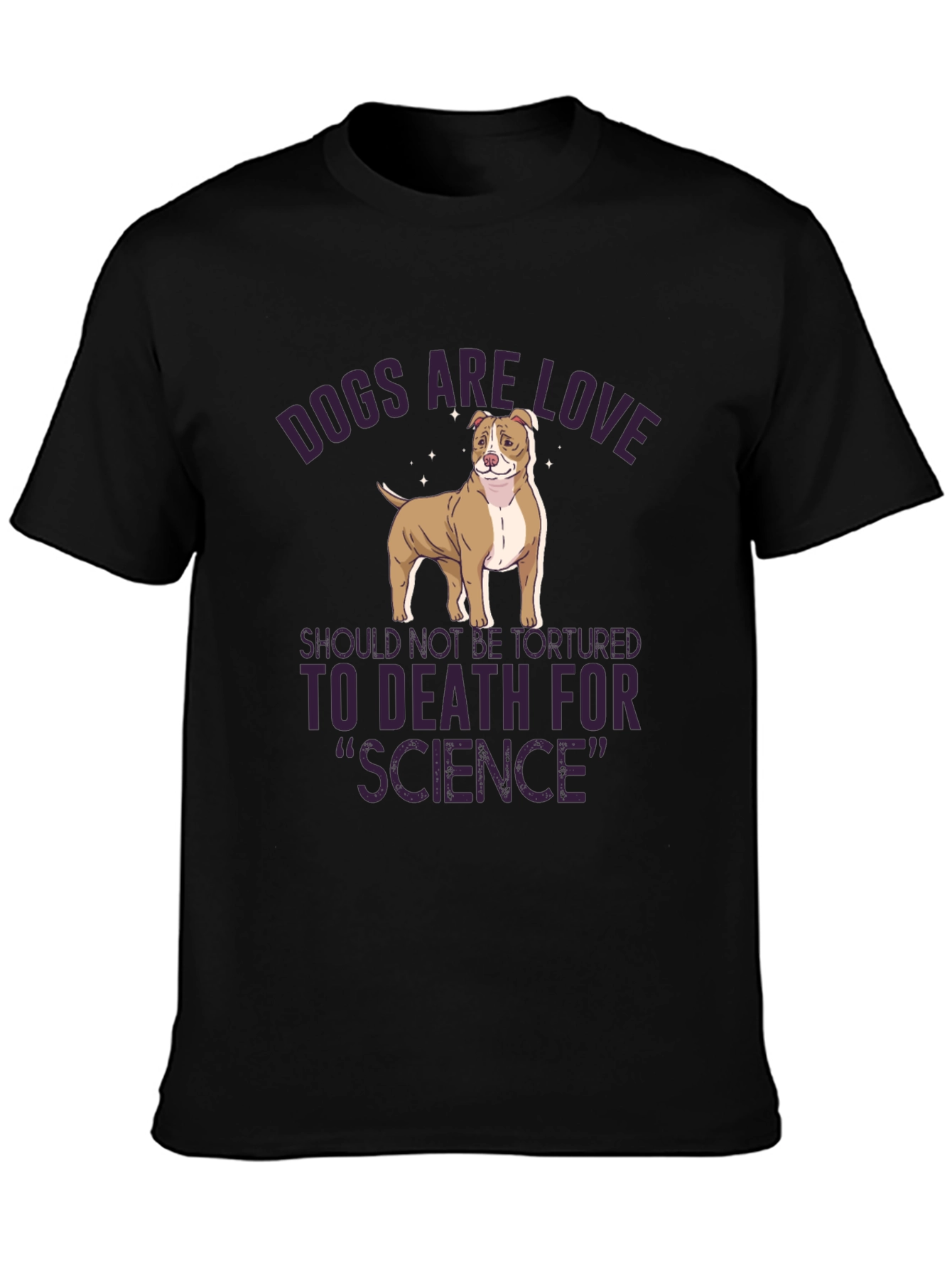 Dogs Are Love T-Shirt - Animal Rights Tee