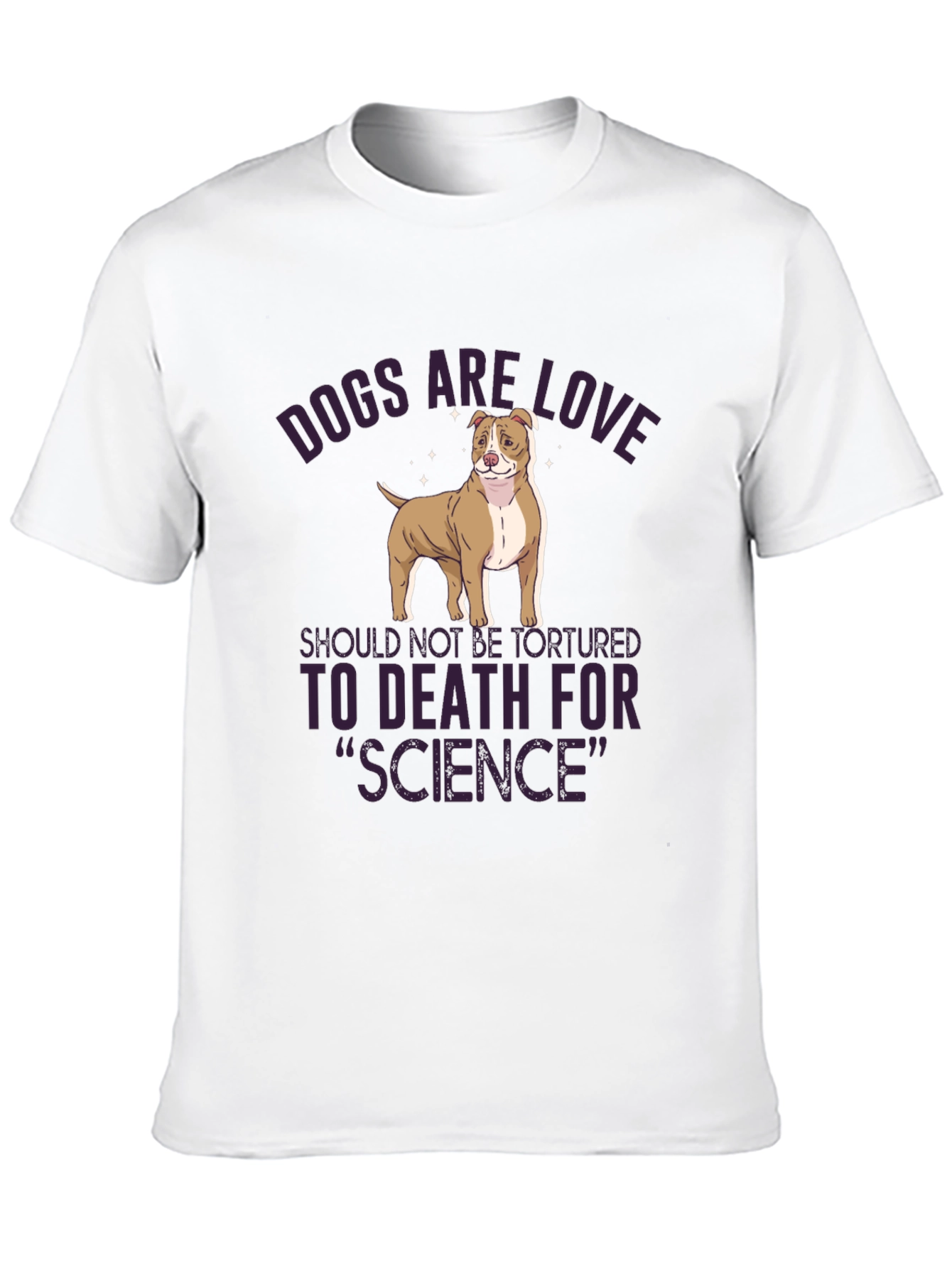 Dogs Are Love T-Shirt - Animal Rights Tee