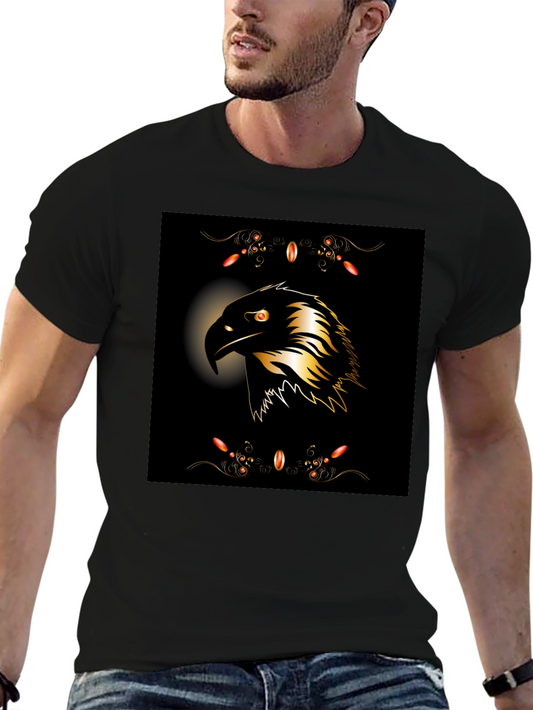 Bold Eagle Graphic Black T-Shirt